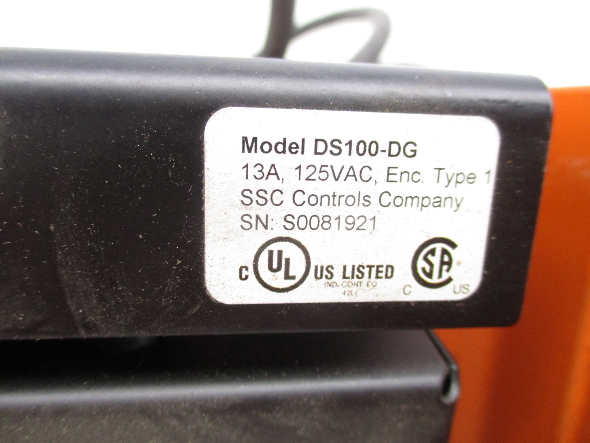 SSC CONTROLS DS100-DG UNMP
