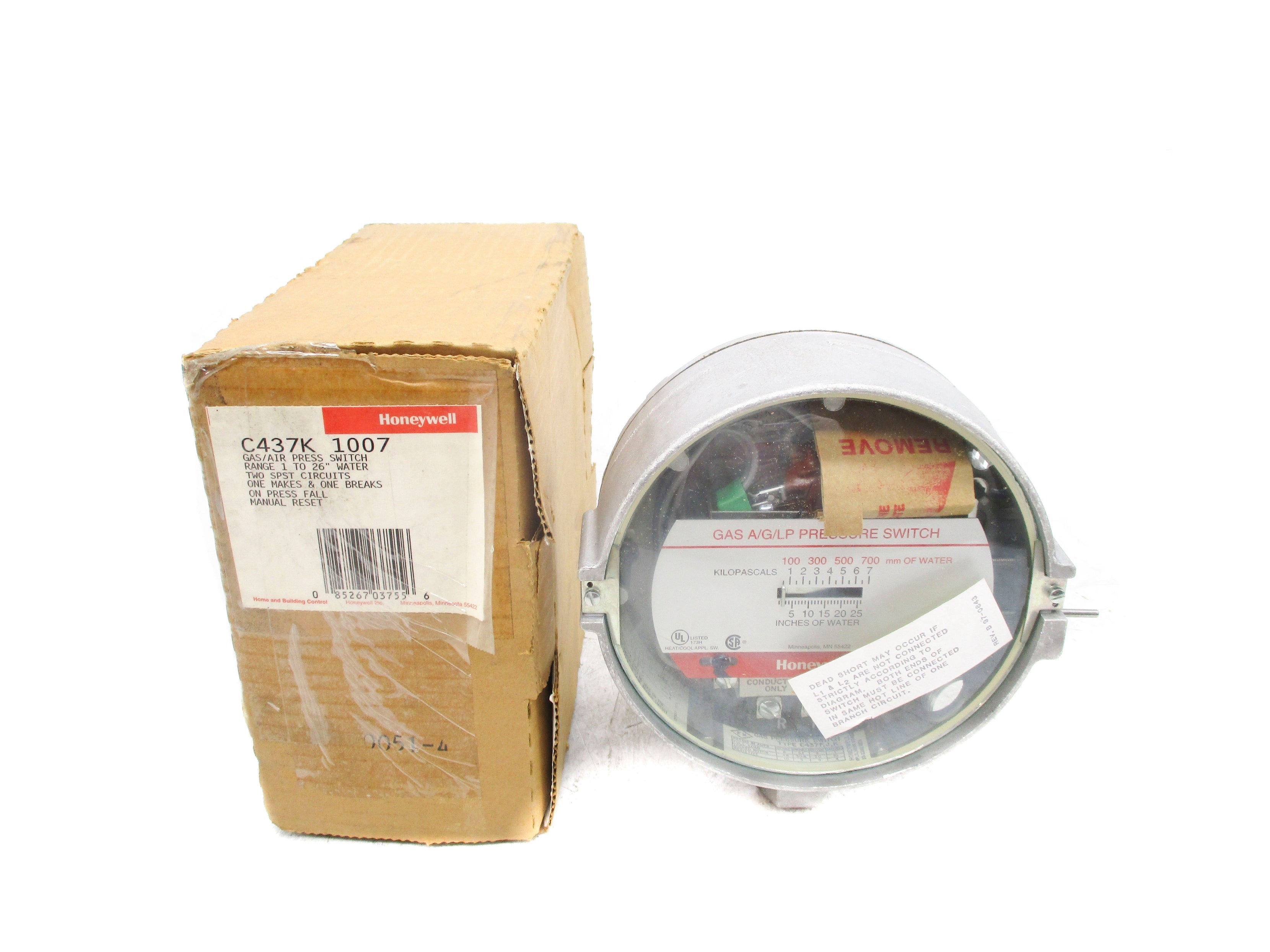 HONEYWELL C437K1007 1-25IN NSMP
