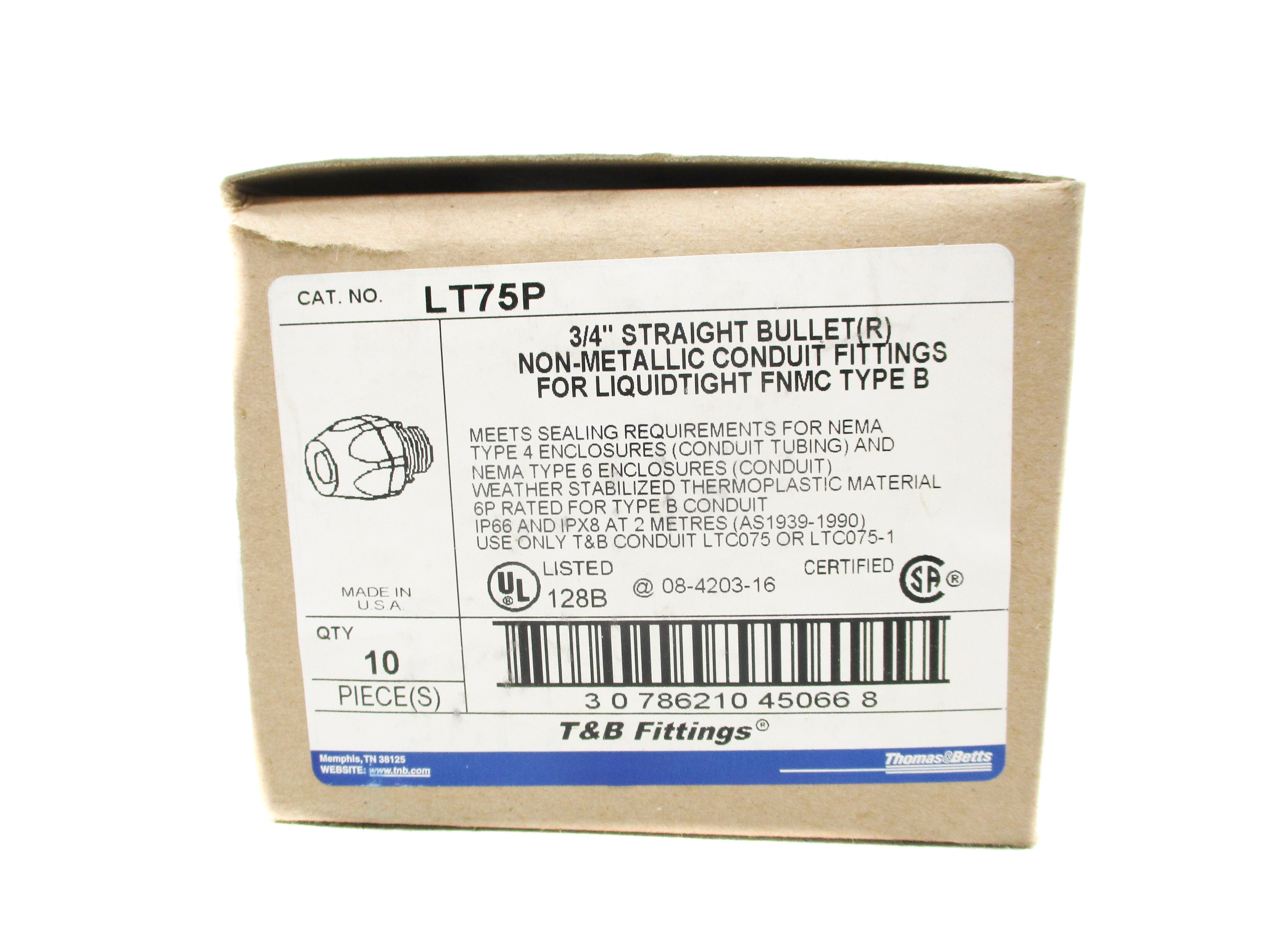 THOMAS & BETTS LT75P (PKG OF 10) NSMP