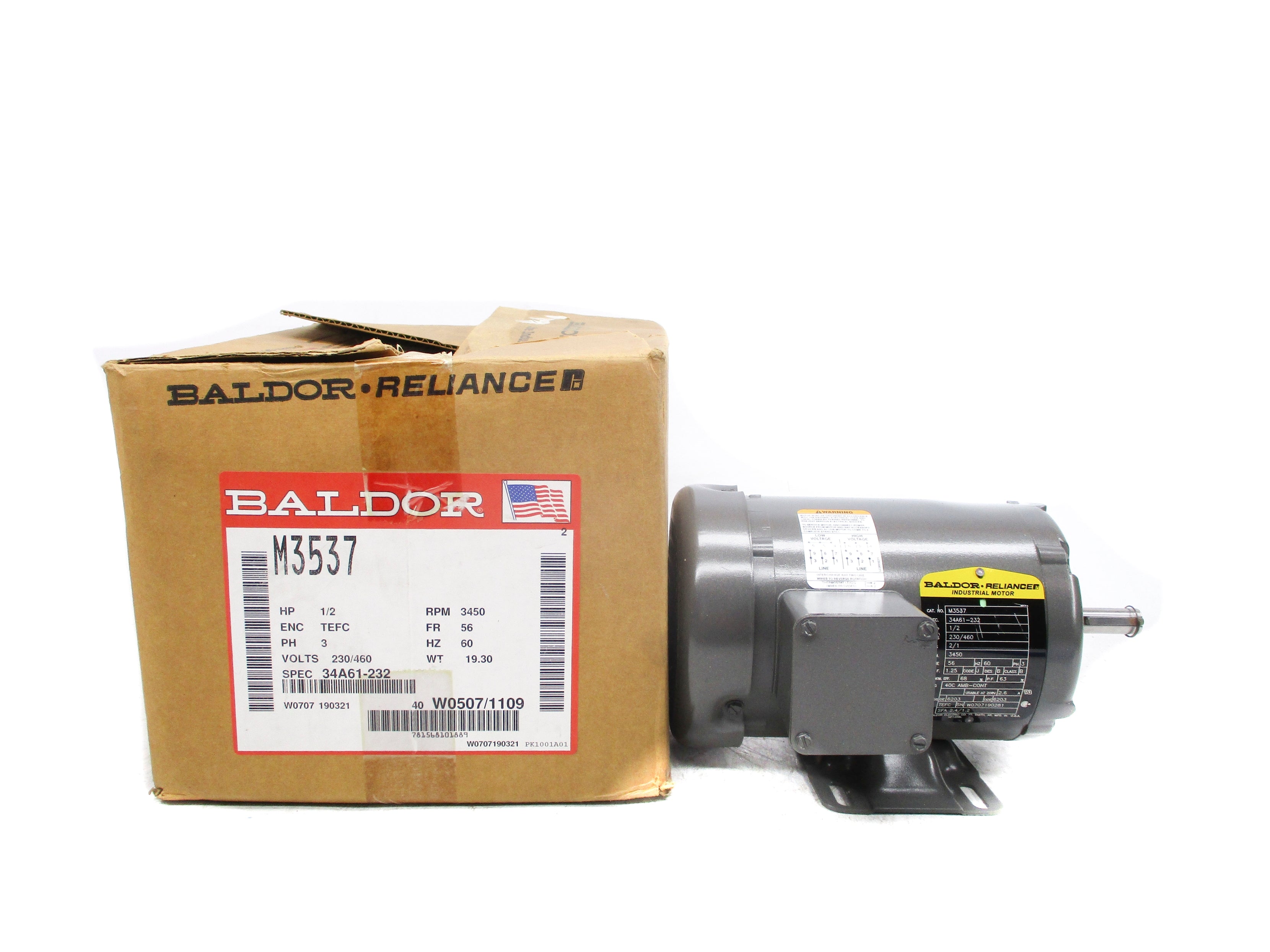 BALDOR M3537 NSMP
