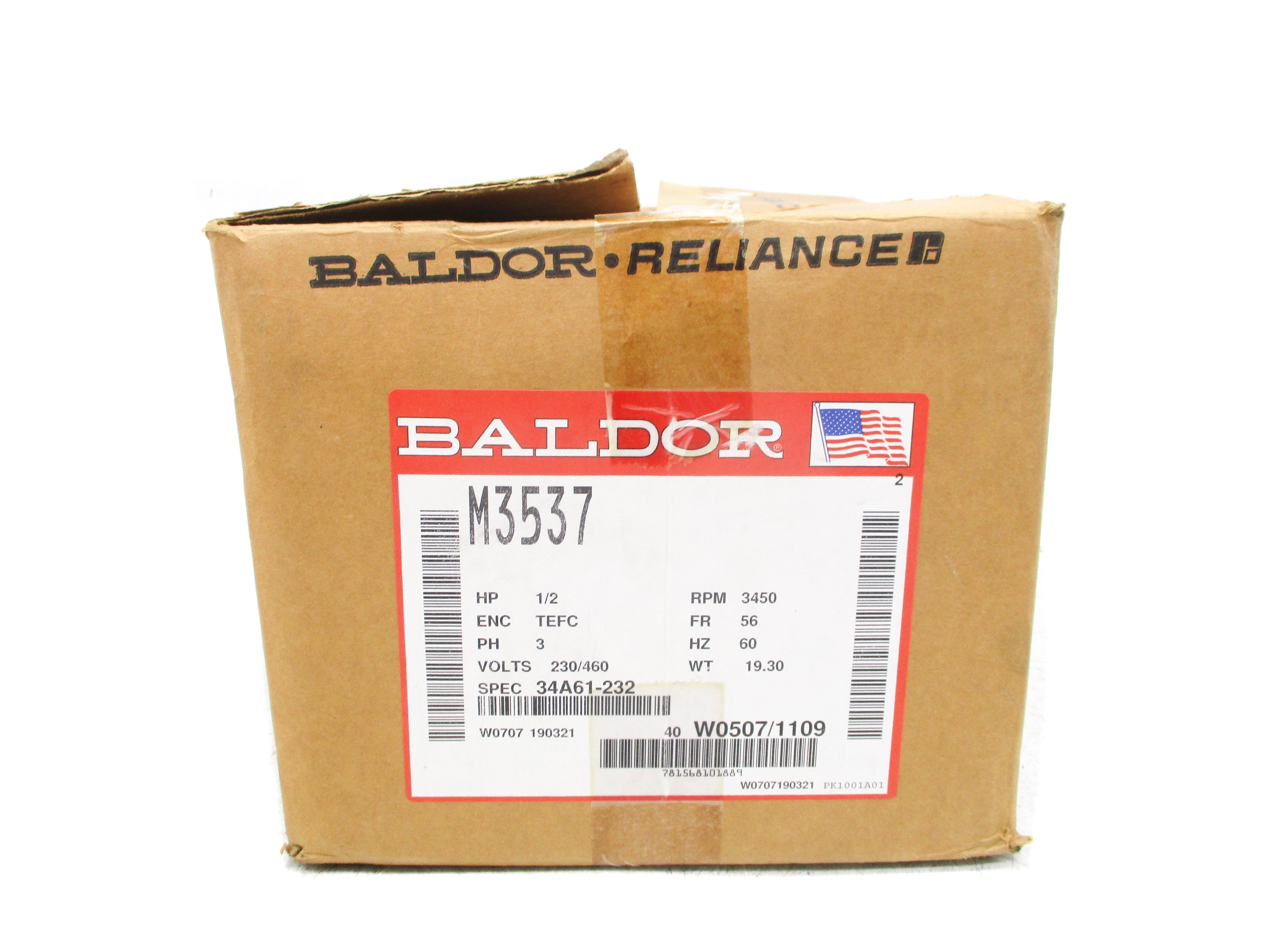 BALDOR M3537 NSMP
