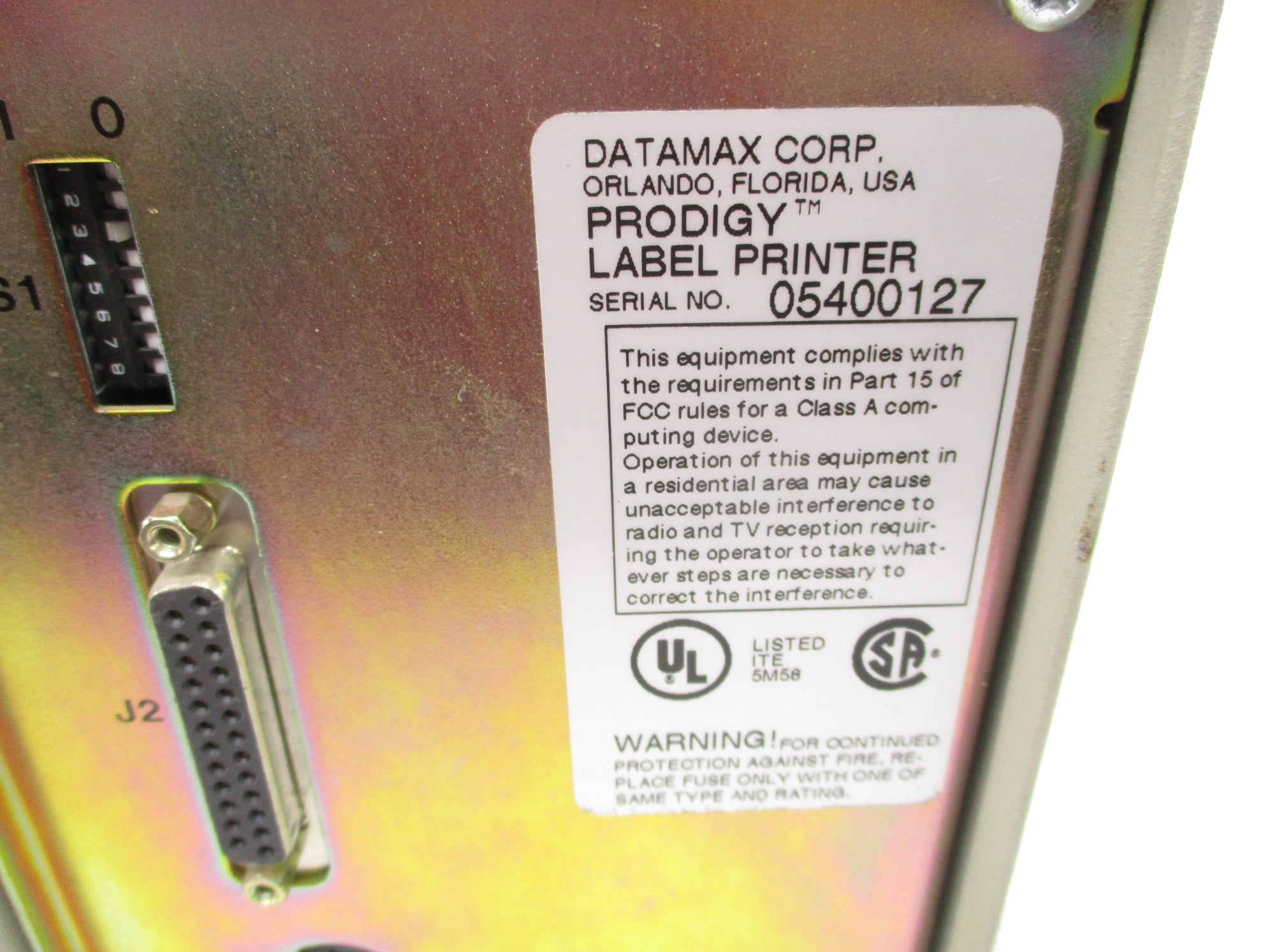 DATAMAX PRODIGY NSNP