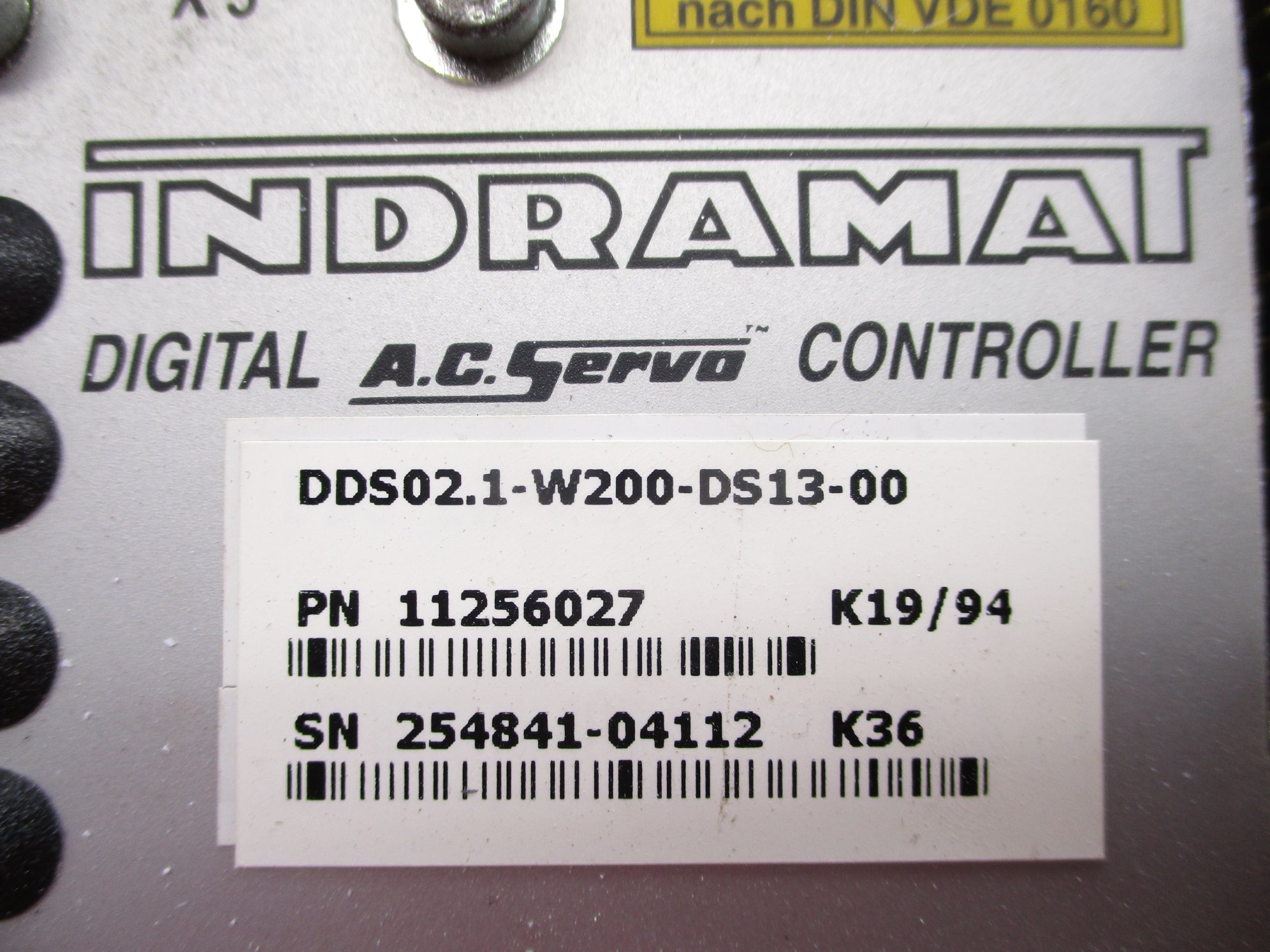 INDRAMAT DDS02.1-W200-DS13-00 (AS PICTURED) UNMP