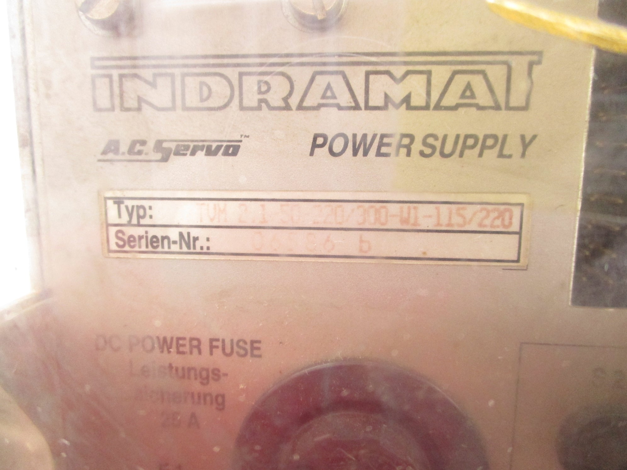 INDRAMAT TVM2.1-50-220/300-W1-115/220 (AS PICTURED) UNMP