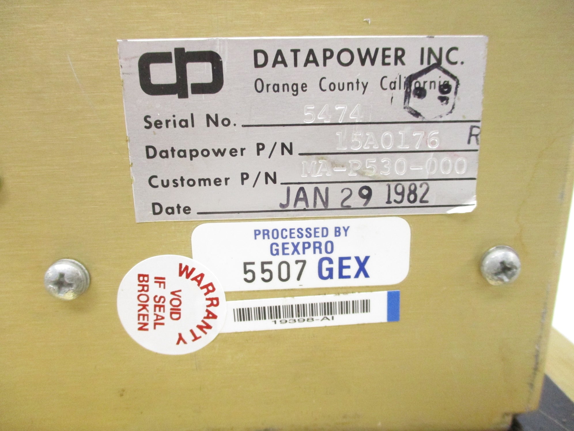 DATAPOWER 15A0176 UNMP