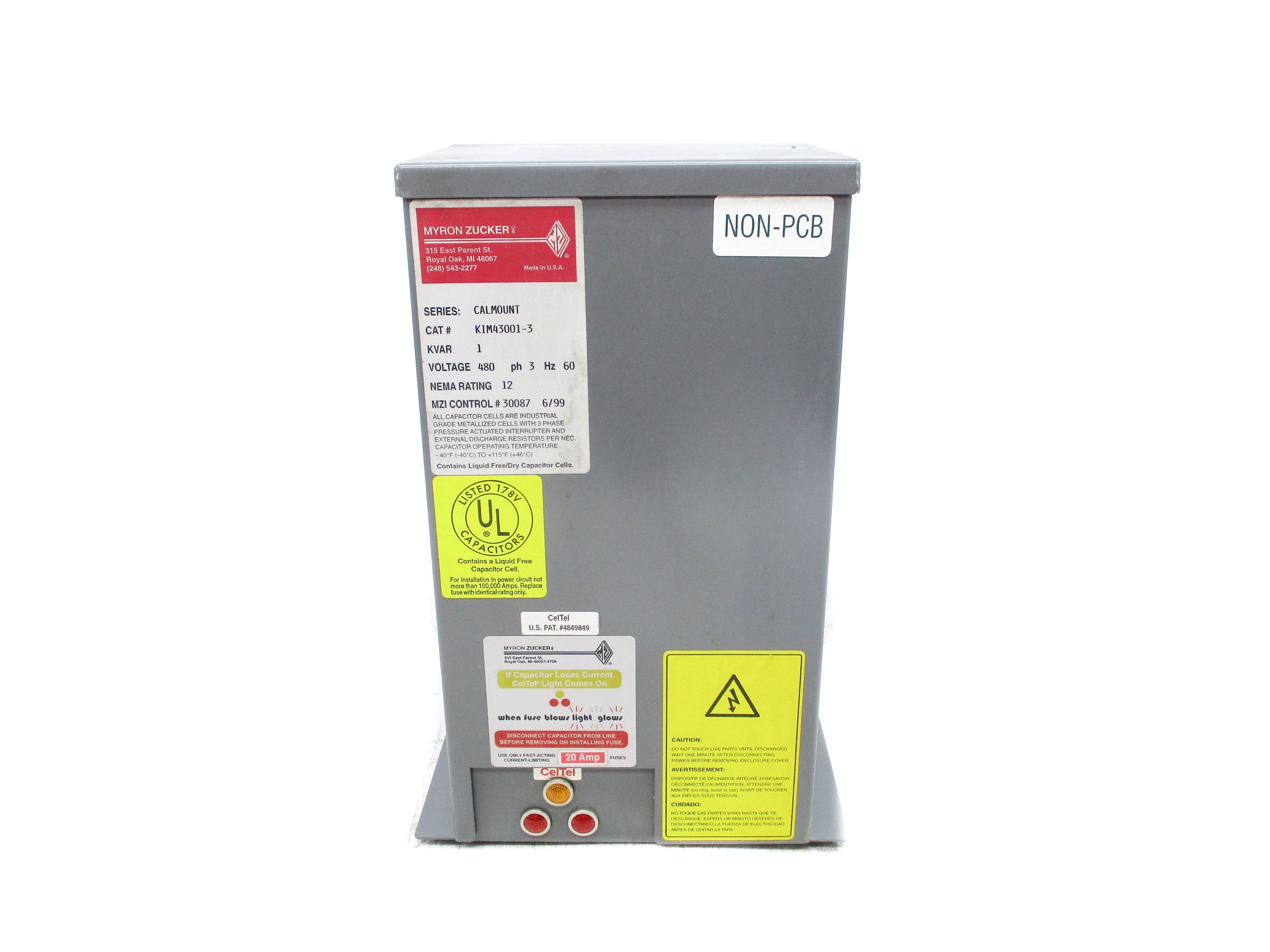 MYRON ZUCKER KIM43001-3 NSNP