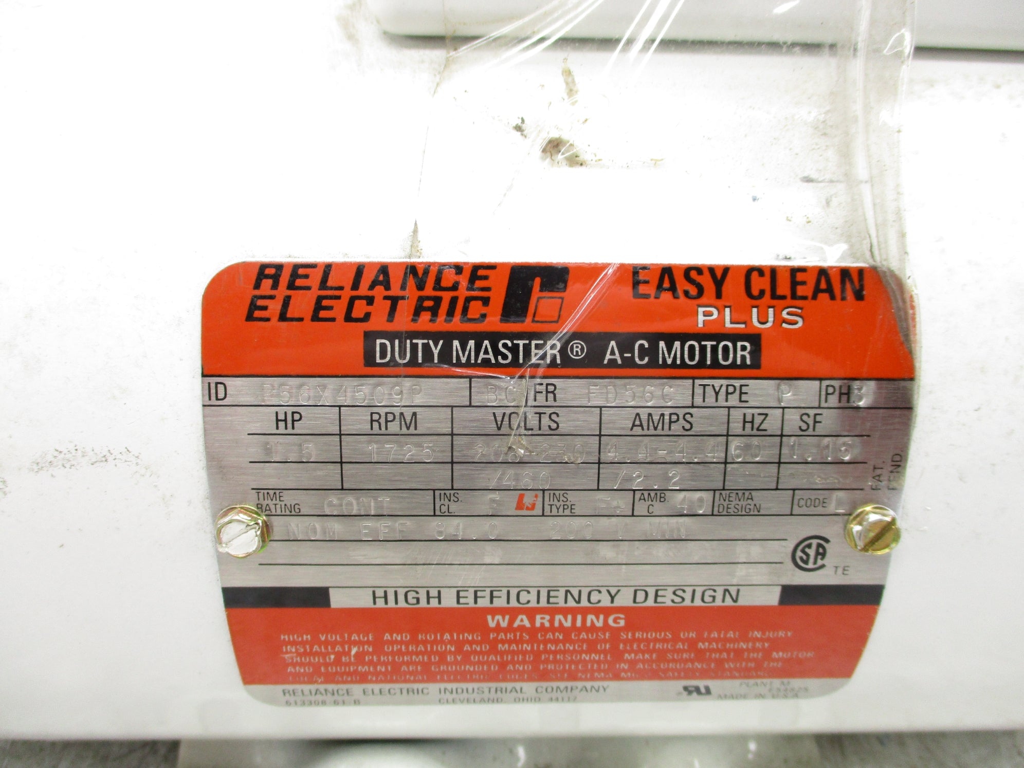 RELIANCE ELECTRIC P56X4509P NSNP
