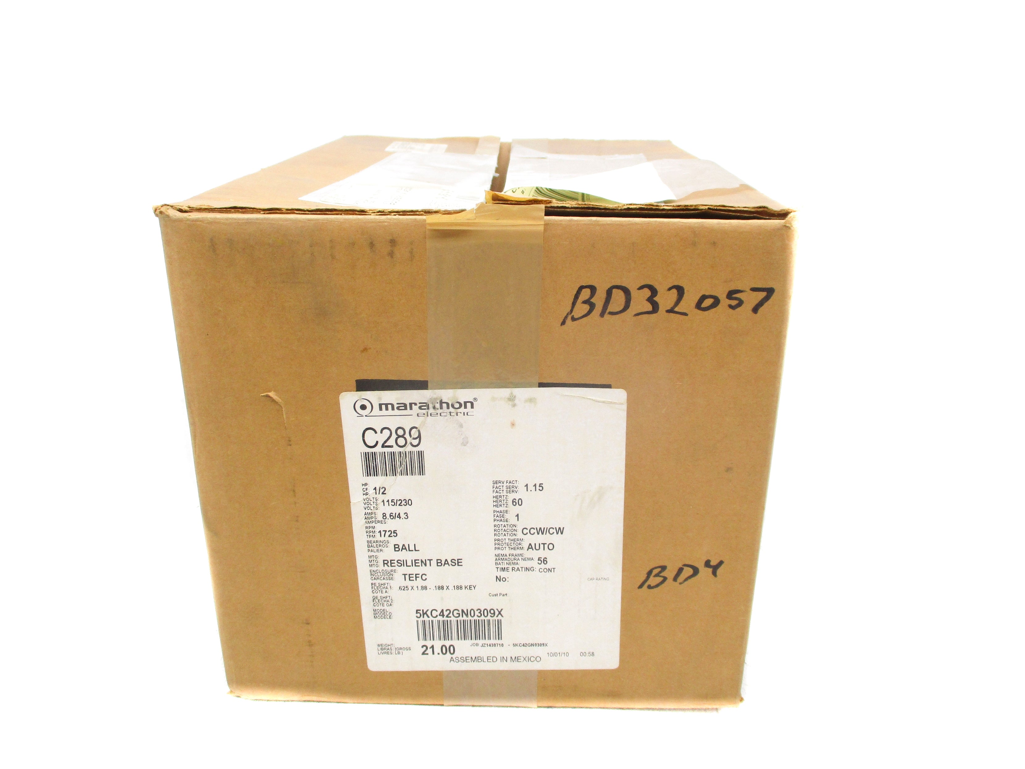 MARATHON ELECTRIC 5KC42GN0309X NSMP