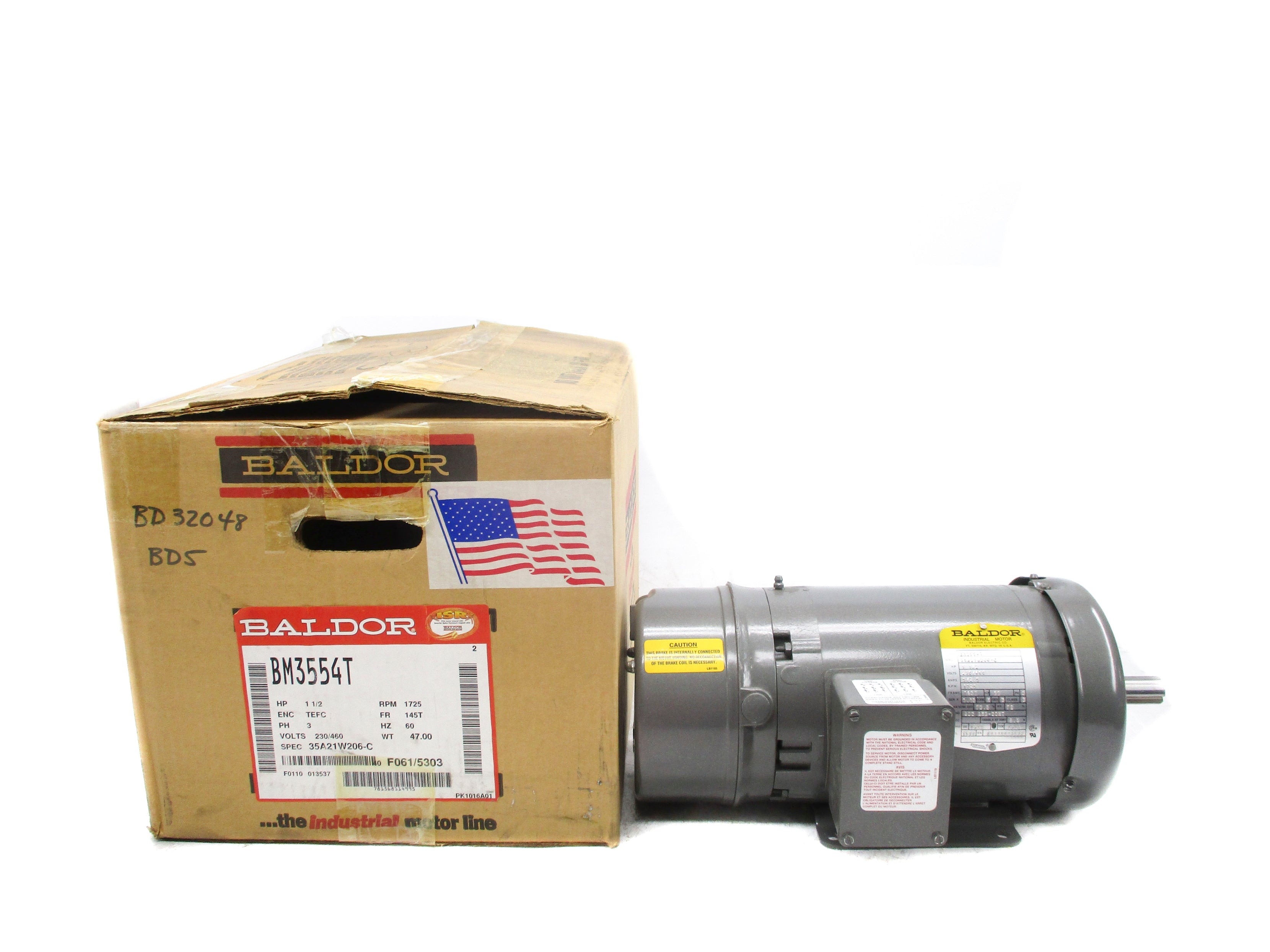 BALDOR BM3554T 1725RPM NSMP