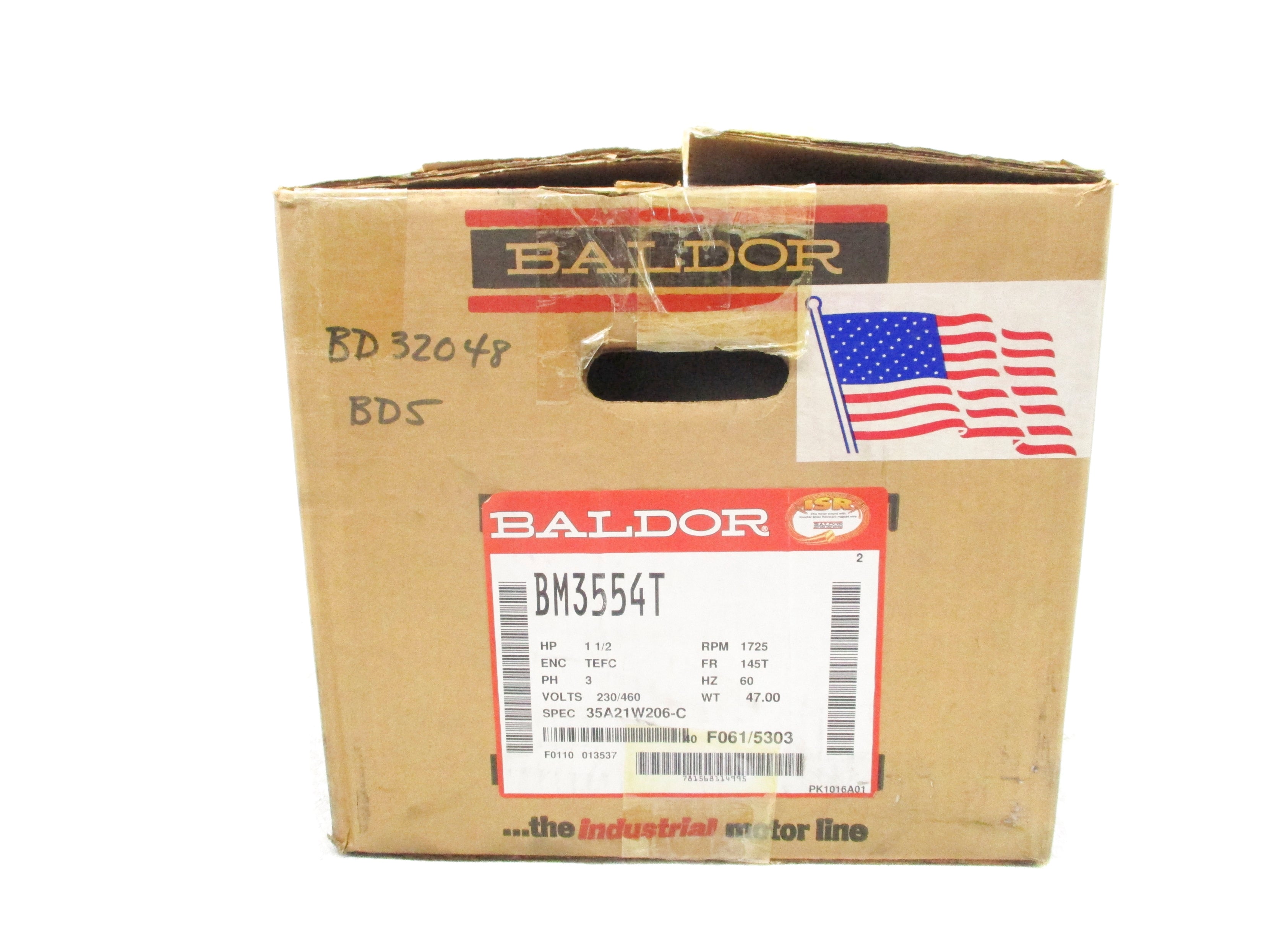 BALDOR BM3554T 1725RPM NSMP