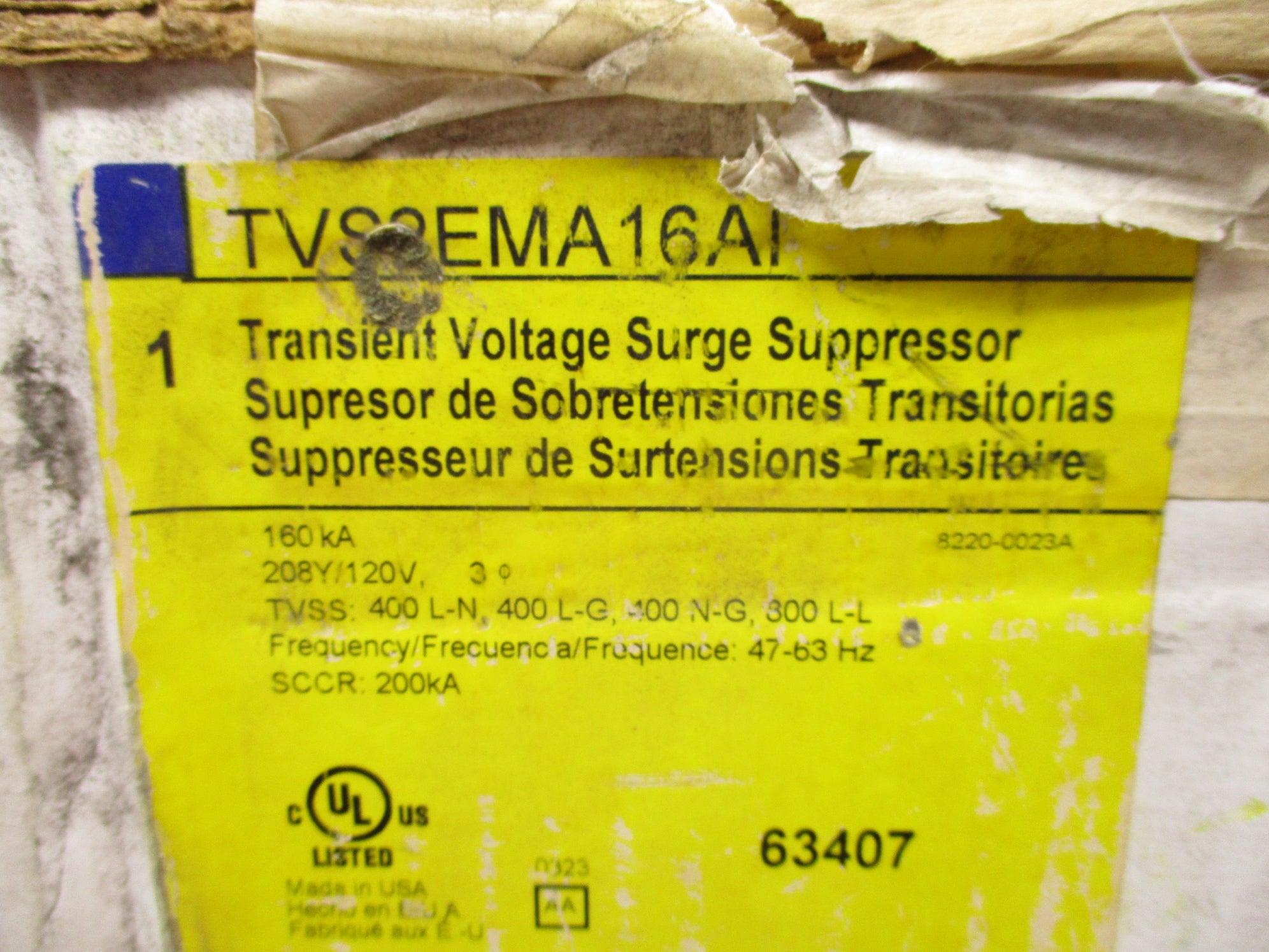 SQUARE D TVS2EMA16AI NSFS