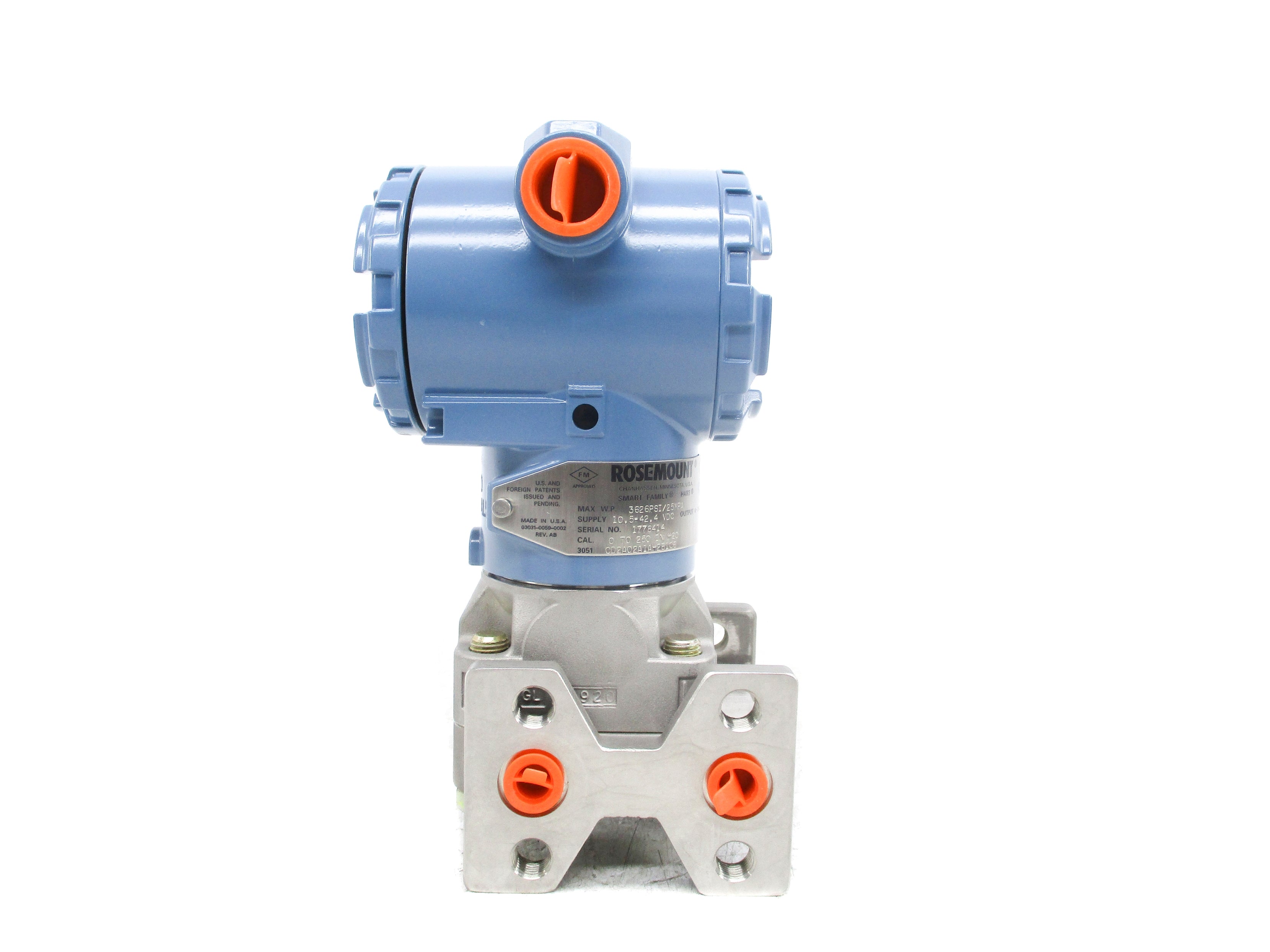ROSEMOUNT 3051CD2A02A1AH2B106 3626PSI NSNP
