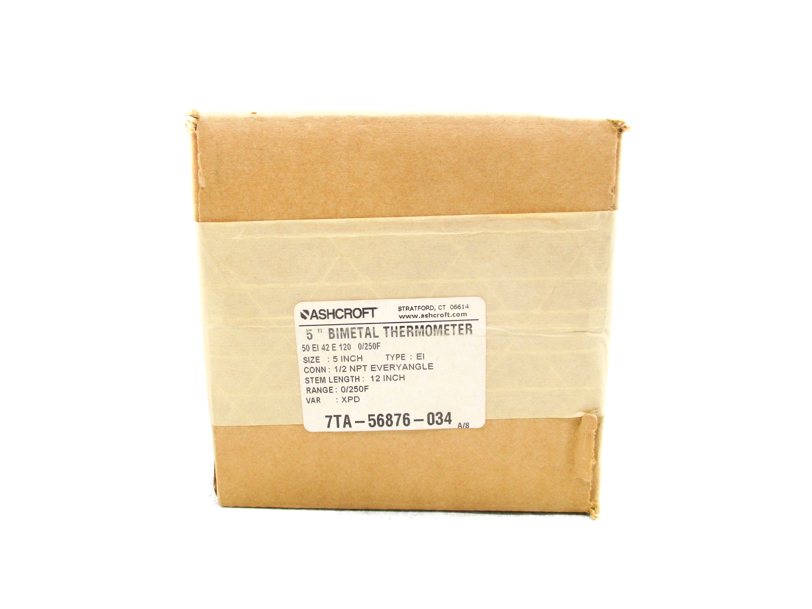 ASHCROFT 50EI42E120 0-250F NSFS