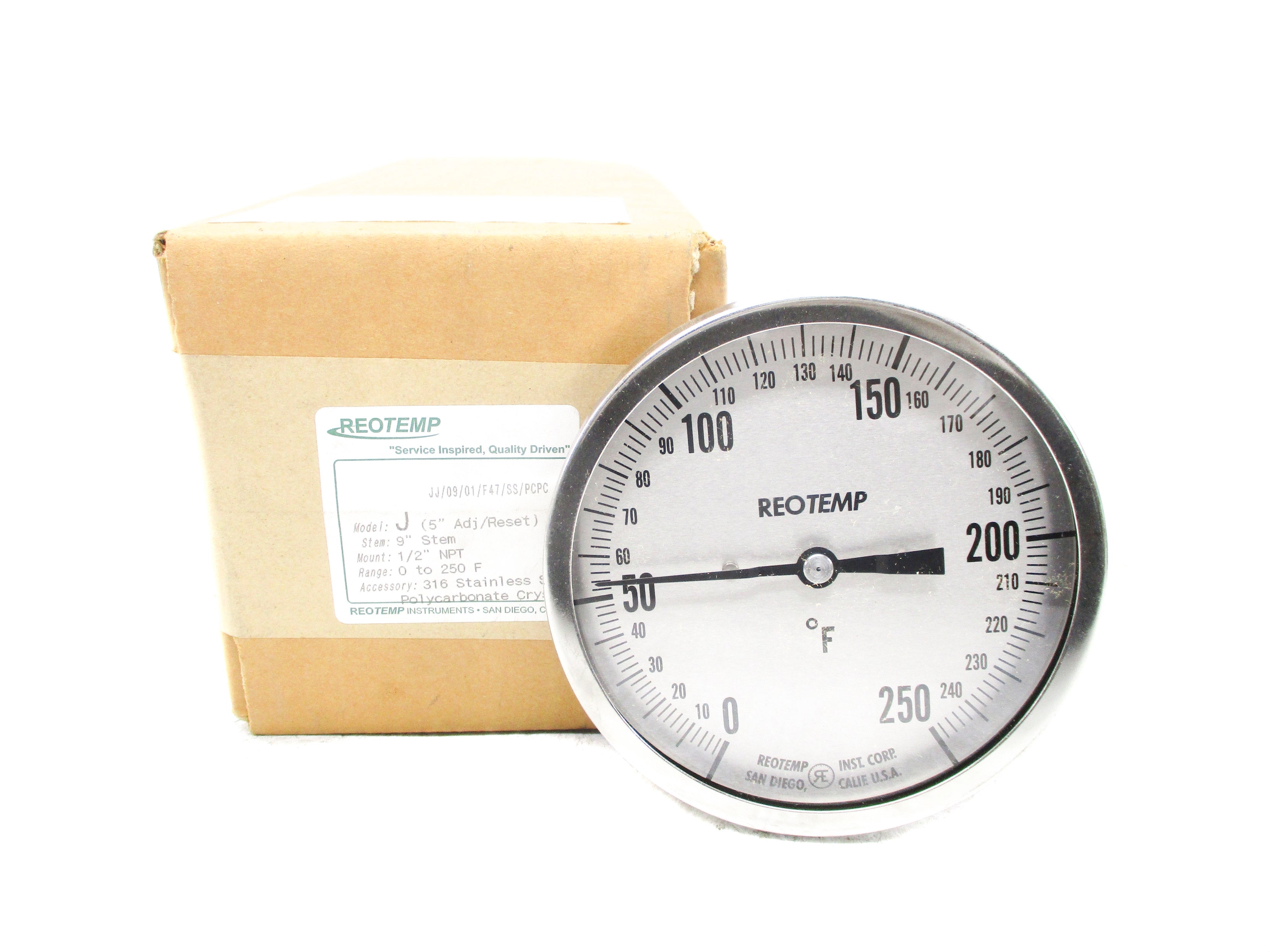 REOTEMP JJ/09/01/F47/SS/PCPC 0-250F NSMP