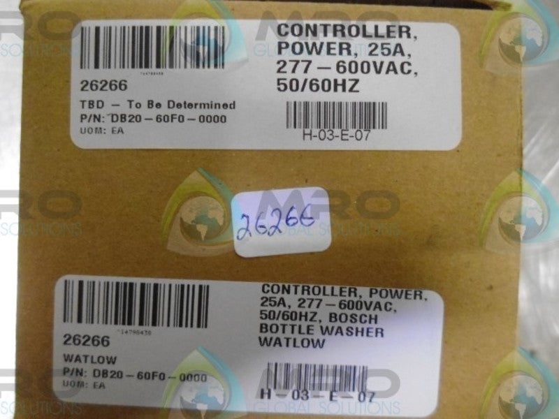 WATLOW DB20-60FO-0000 "NEW IN BOX"