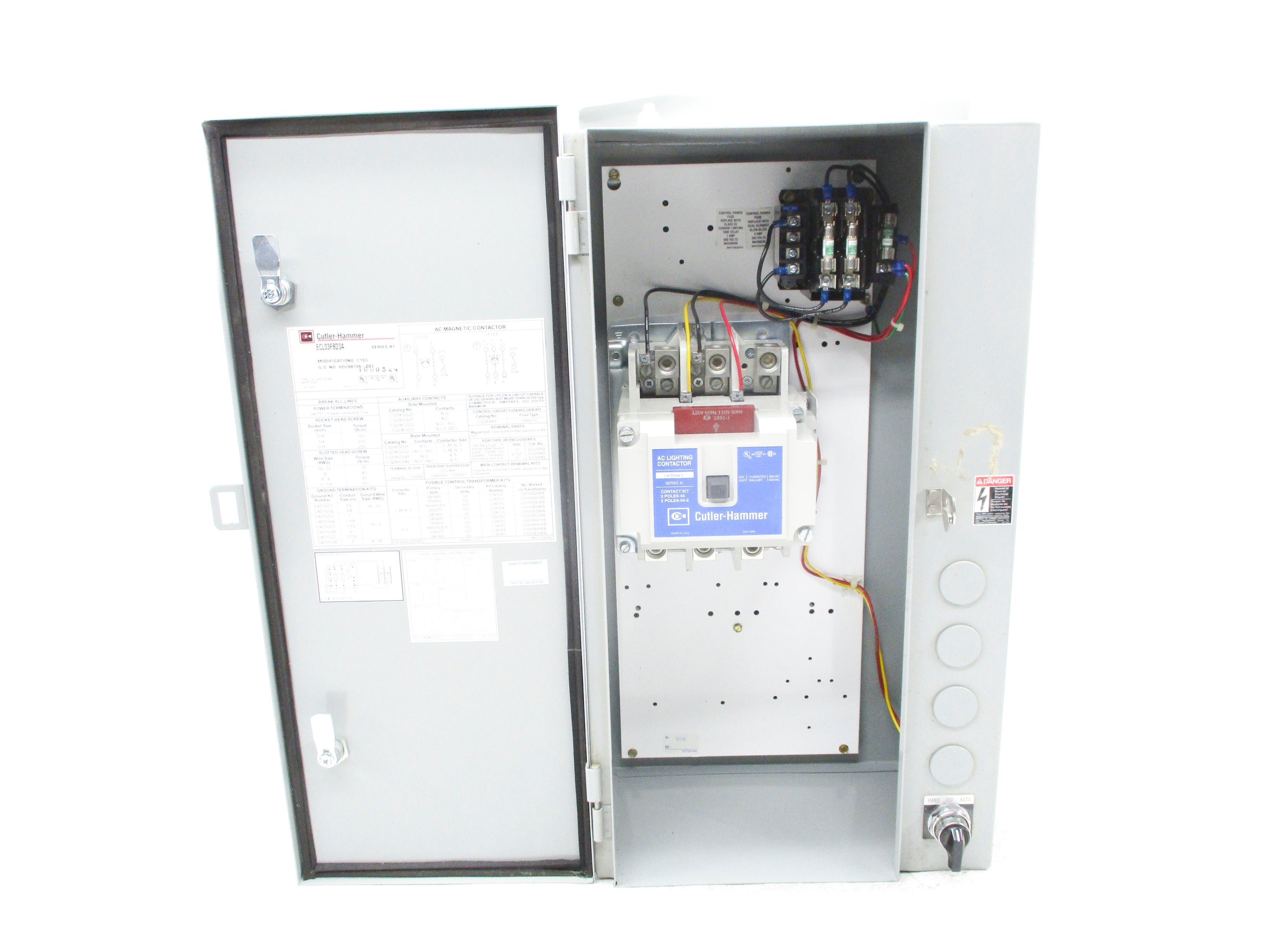 CUTLER HAMMER ECL03F8D3A SER. A1 120V NSNP