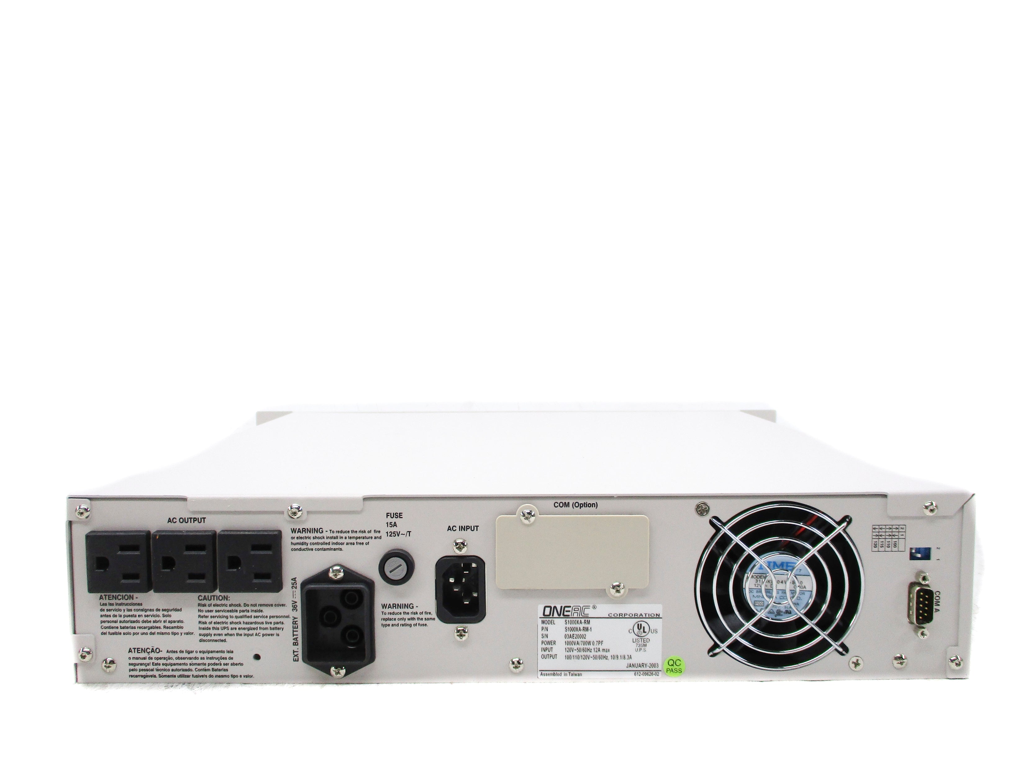 ONEAC S1000XA-RM-1 NSNP
