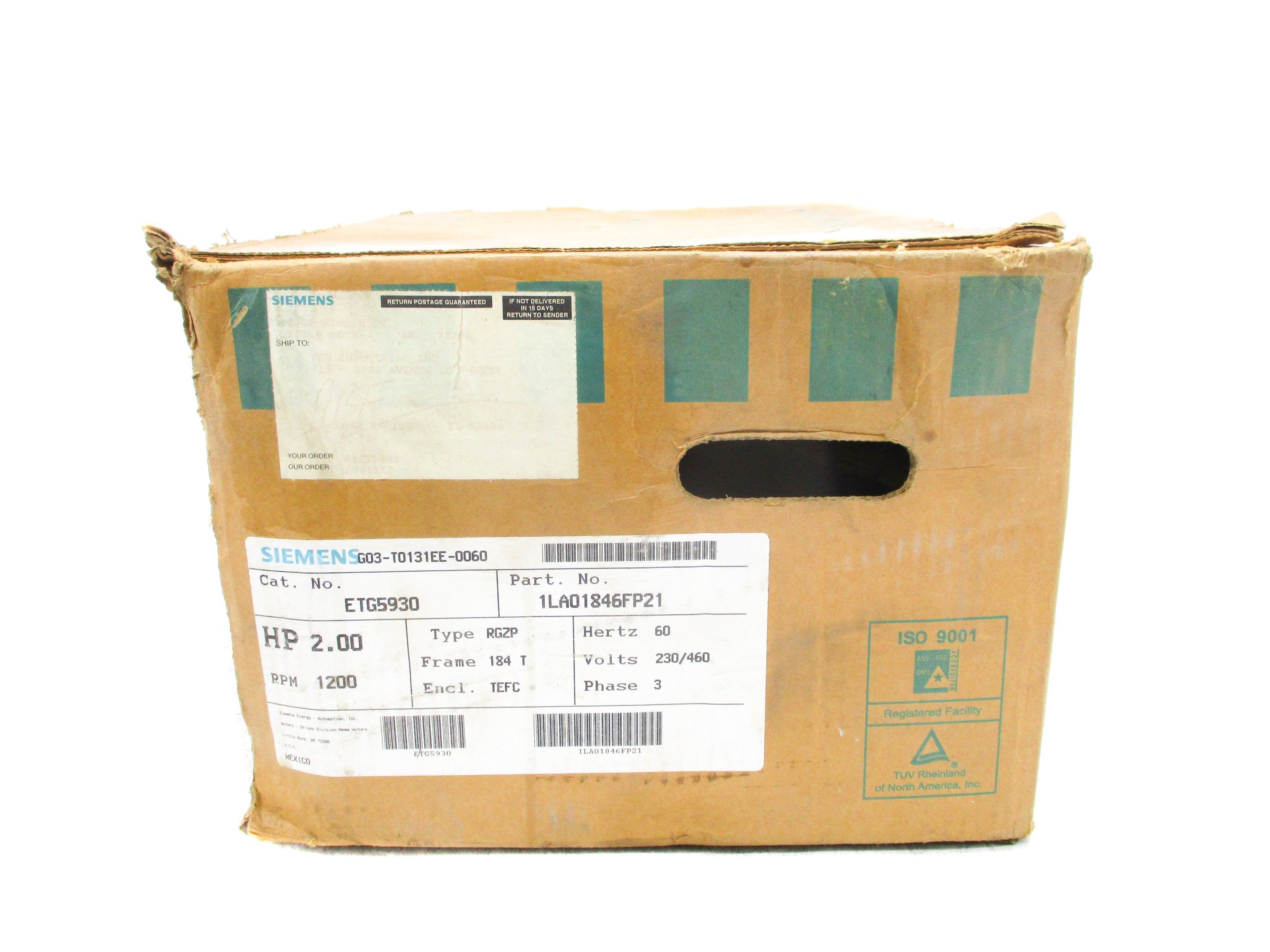SIEMENS 1LA01846FP21 NSMP