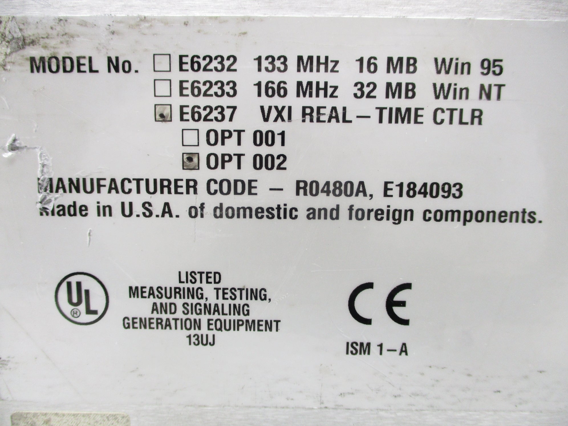 HP E6237OPT002 UNMP