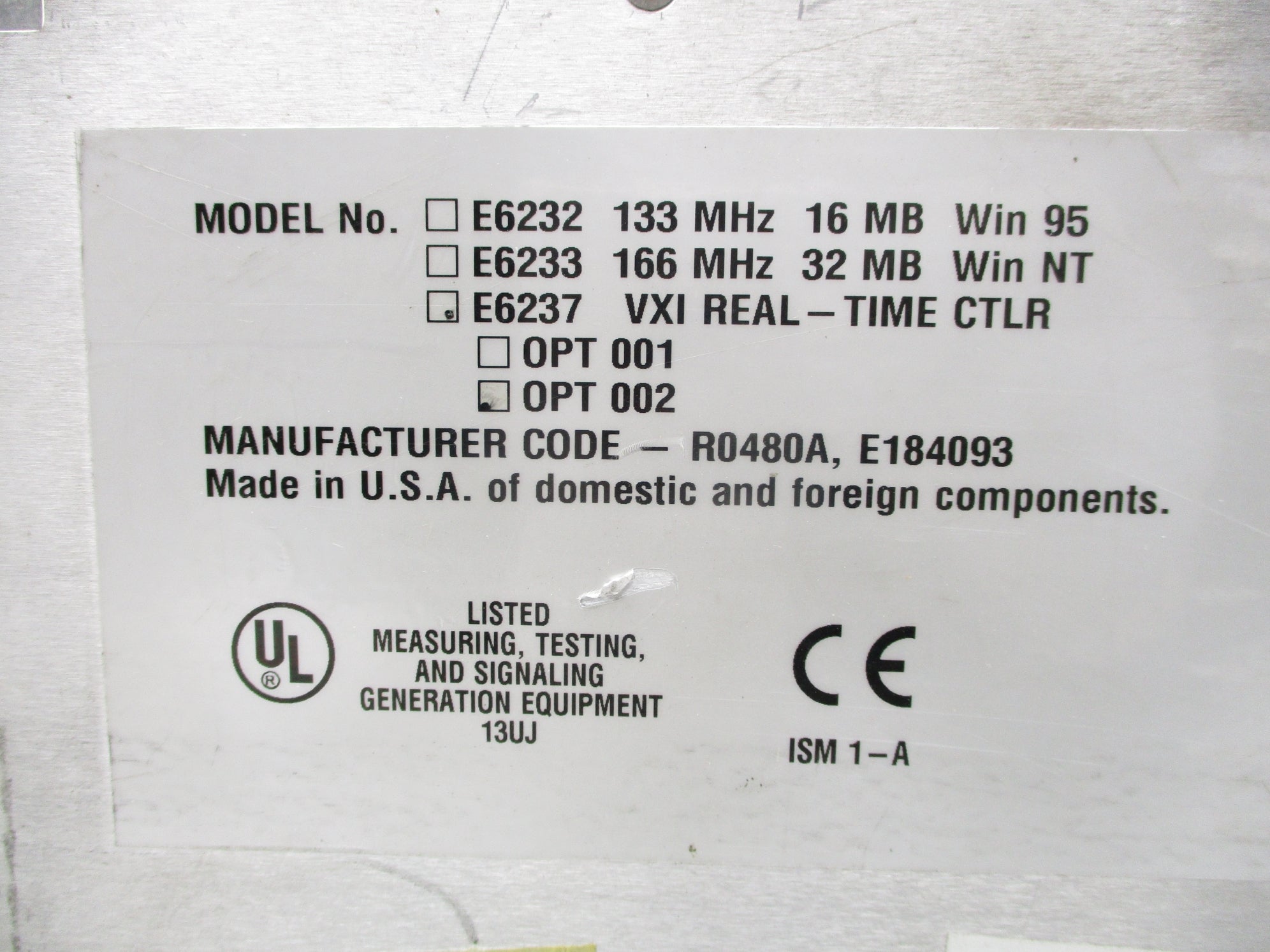 HP E6237OPT002 (AS PICTURED) UNMP