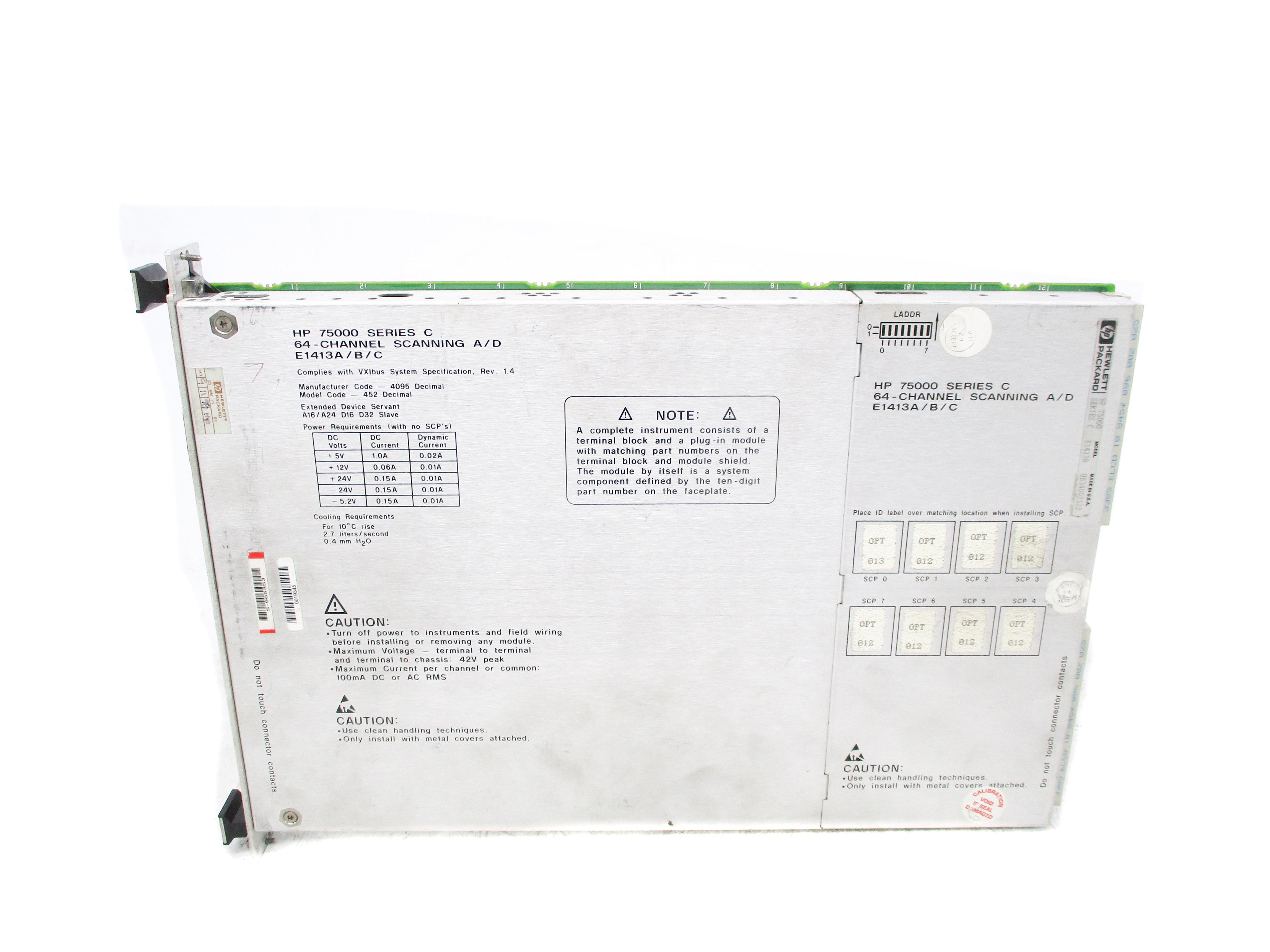 HP E1413A/B/C SER. C UNMP