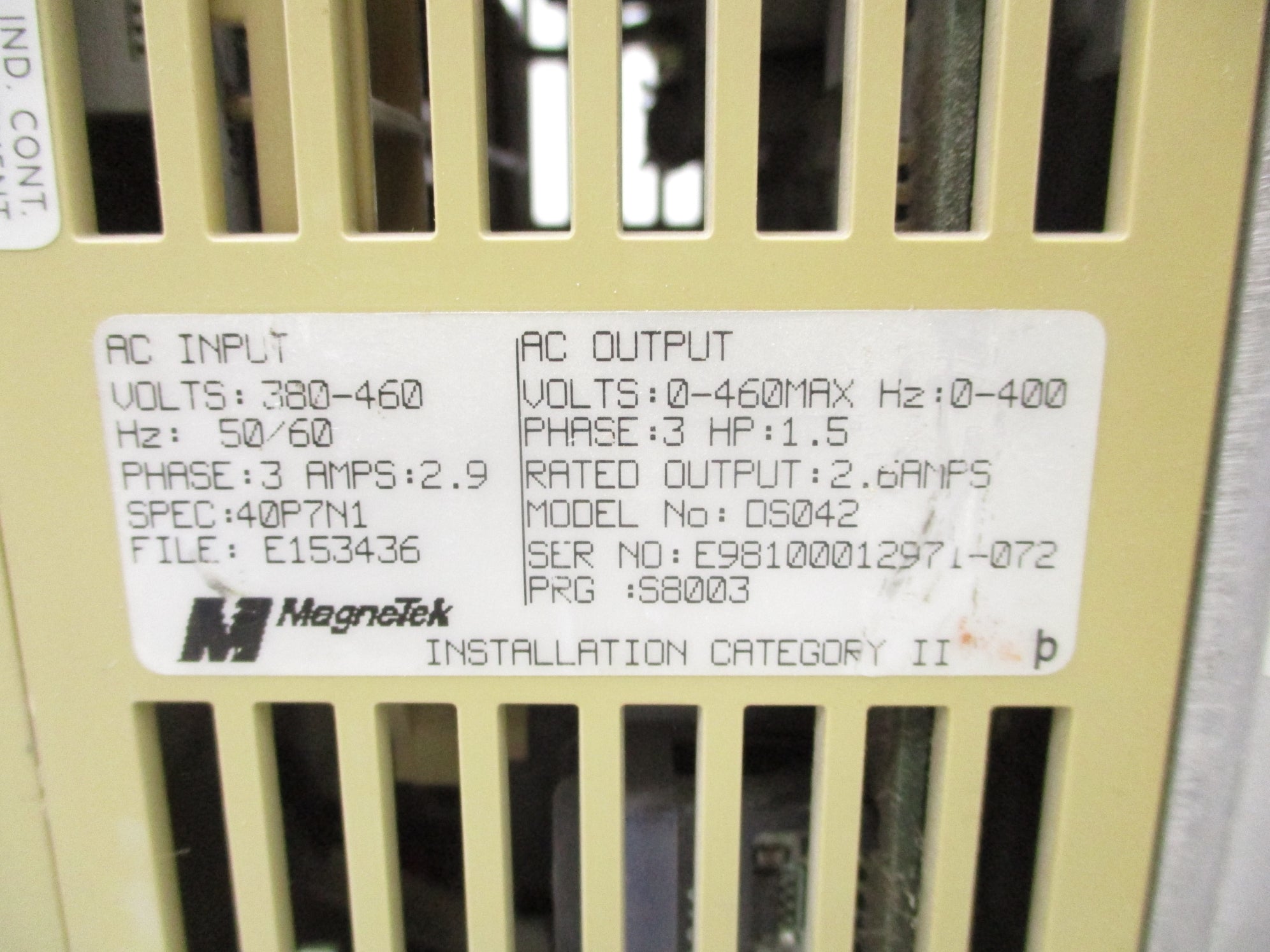 MAGNETEK DS042 UNMP
