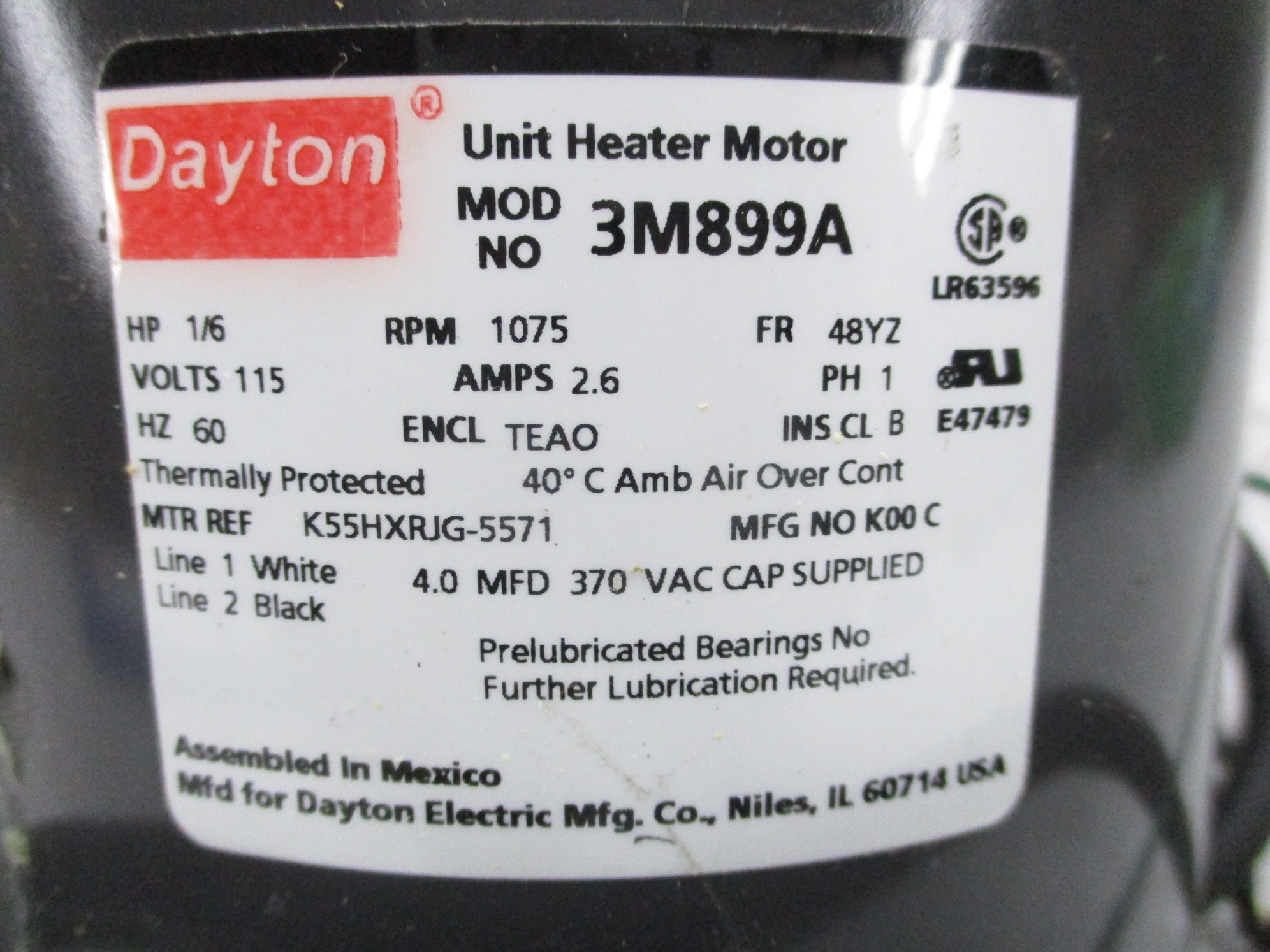 DAYTON 3M899A NSNP