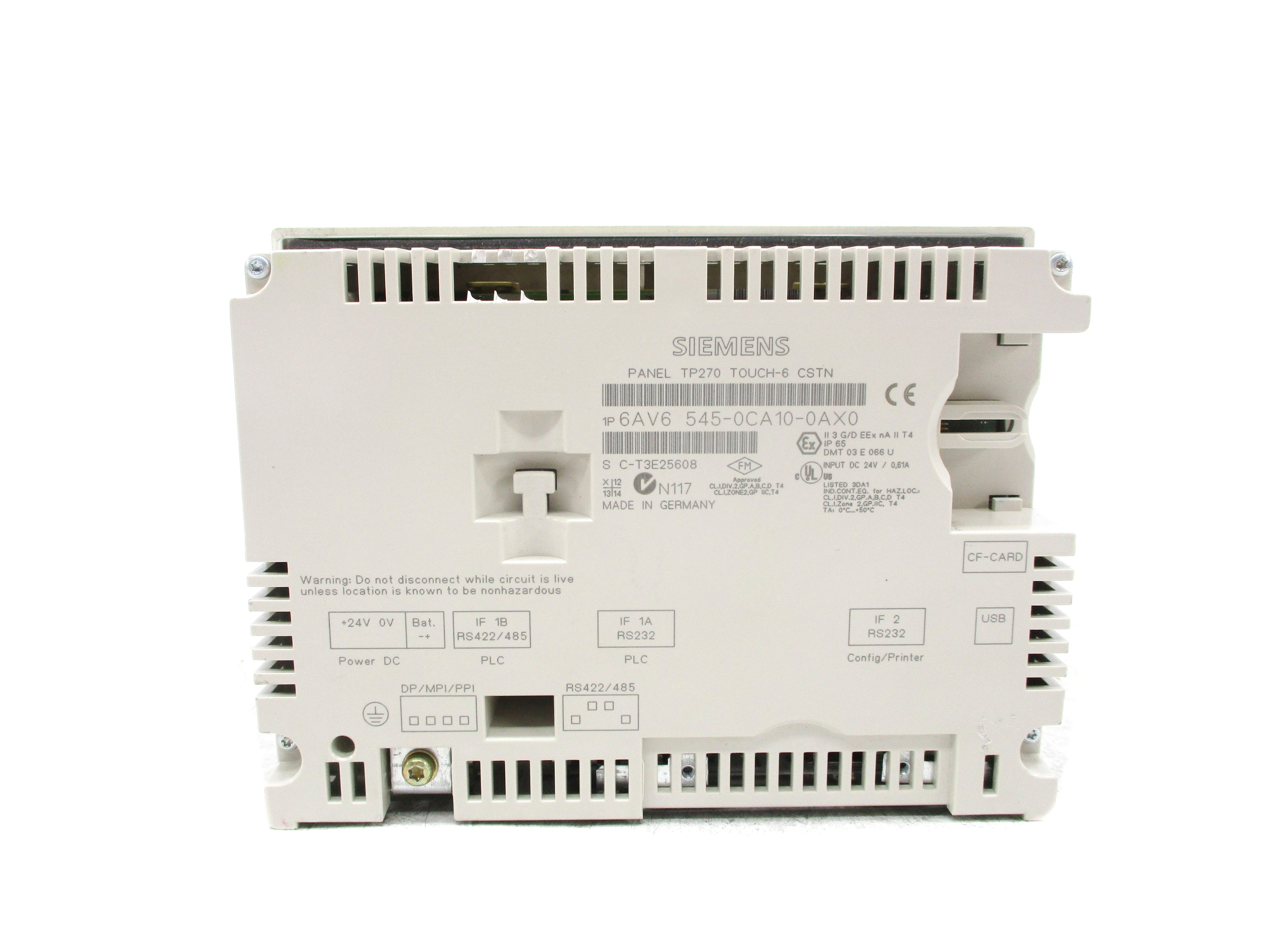 SIEMENS 6AV6545-0CA10-0AX0 (AS PICTURED) UNMP