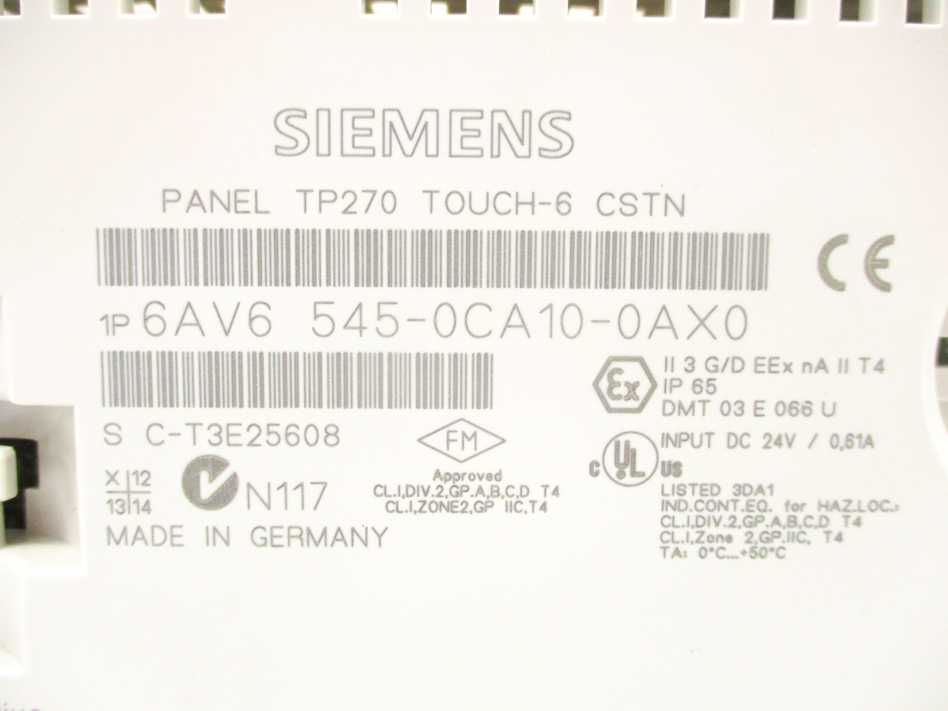 SIEMENS 6AV6545-0CA10-0AX0 (AS PICTURED) UNMP