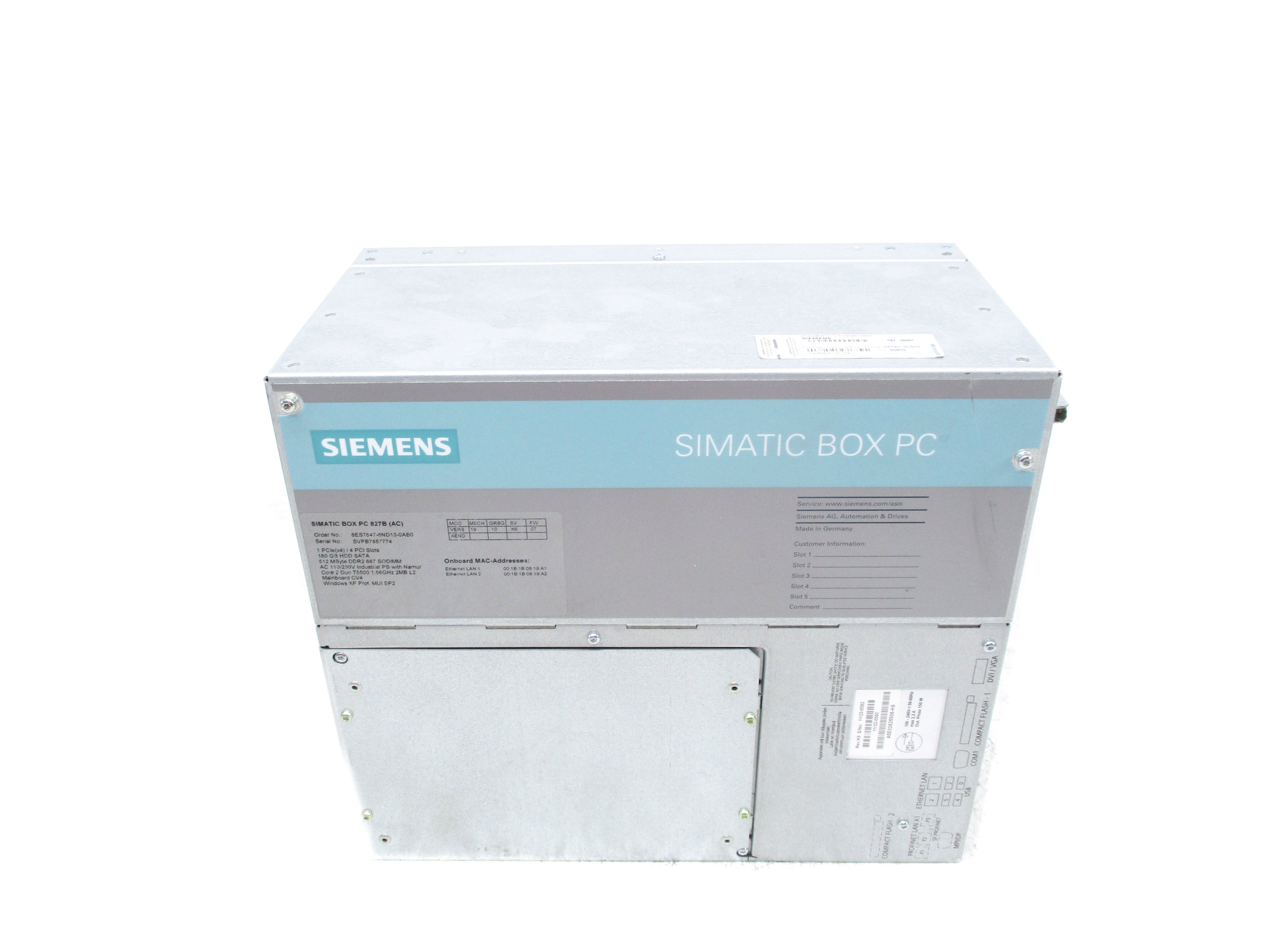 SIEMENS 6ES7647-6ND13-0AB0 NSNP