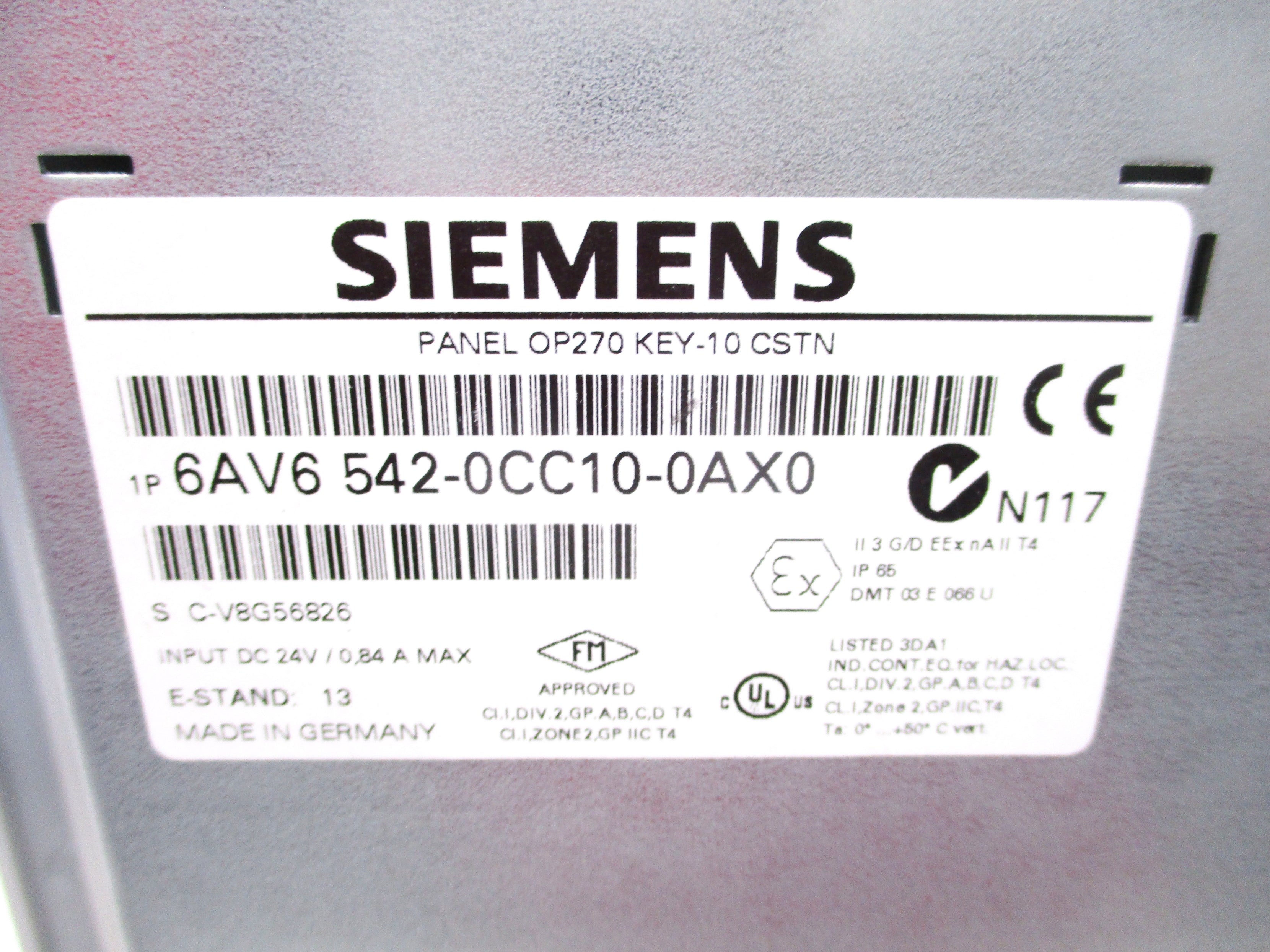 SIEMENS 6AV6542-0CC10-0AX0 NSNP