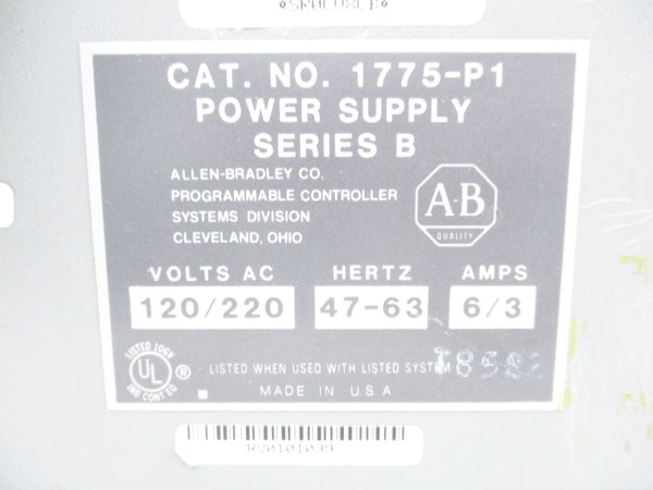 ALLEN BRADLEY 1775-P1 SER. B UNMP