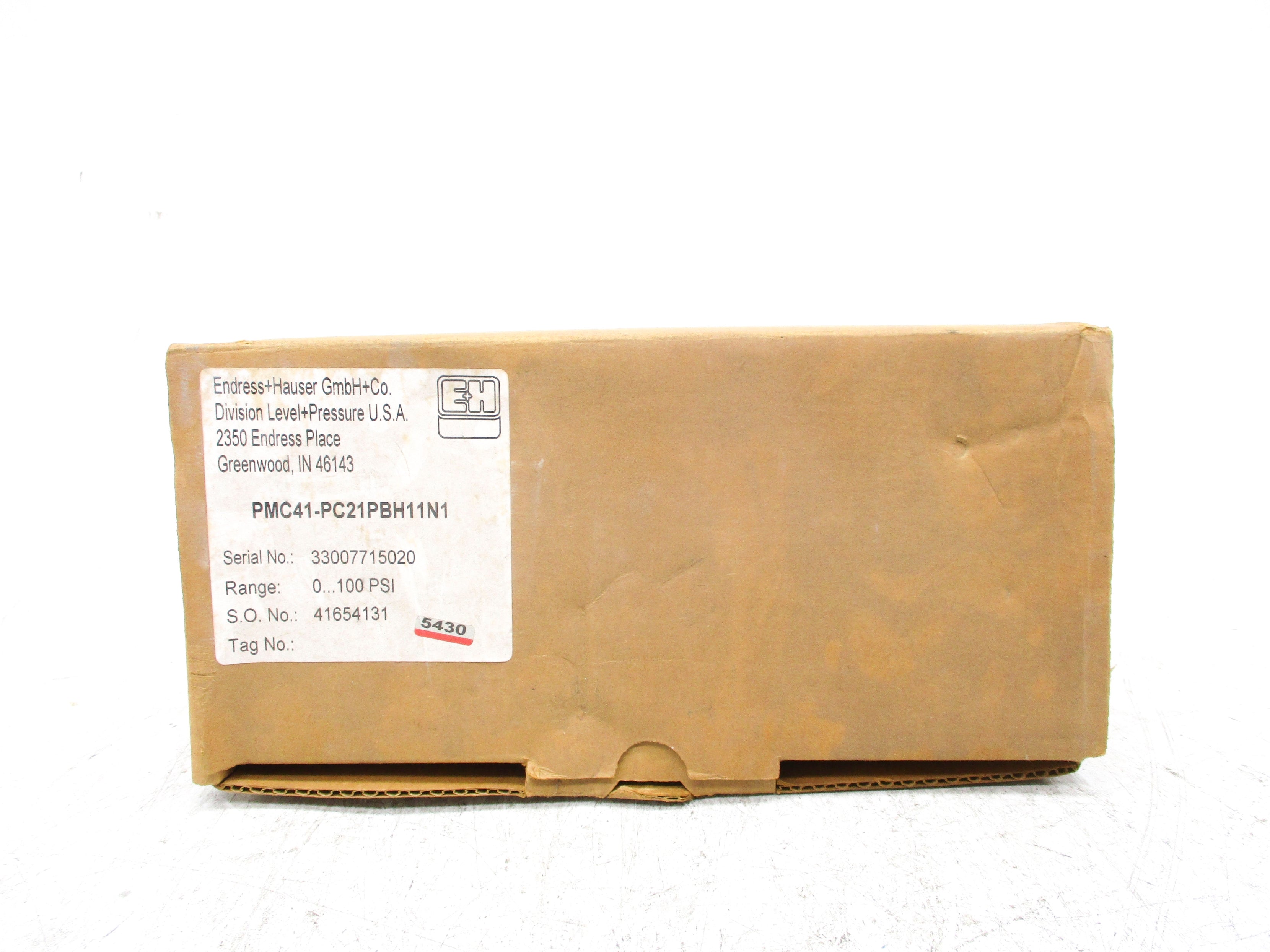 ENDRESS+HAUSER PMC41-PC21PBH11N1 0-100PSI NSMP