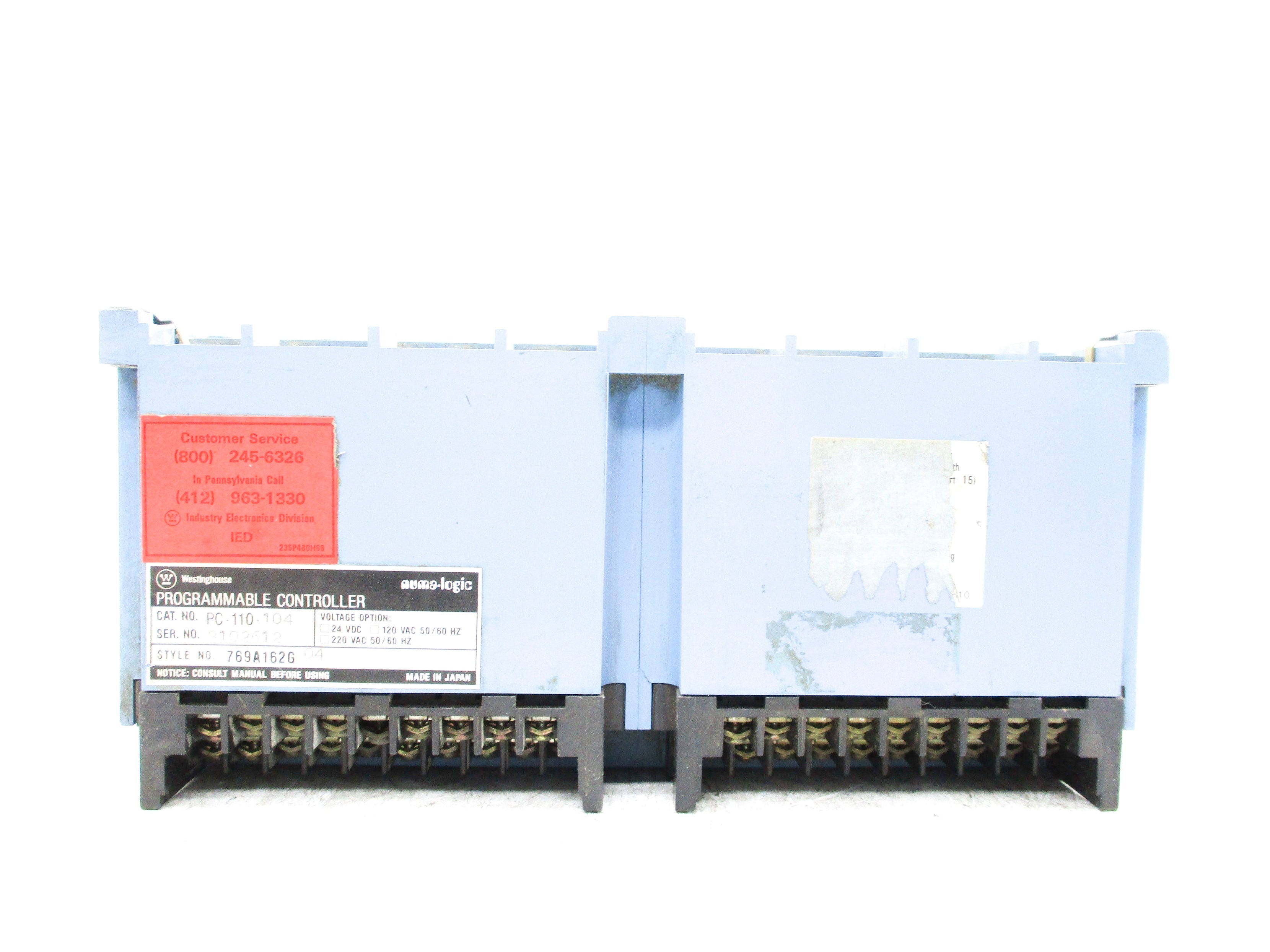 WESTINGHOUSE PC-110-104 (AS PICTURED) UNMP