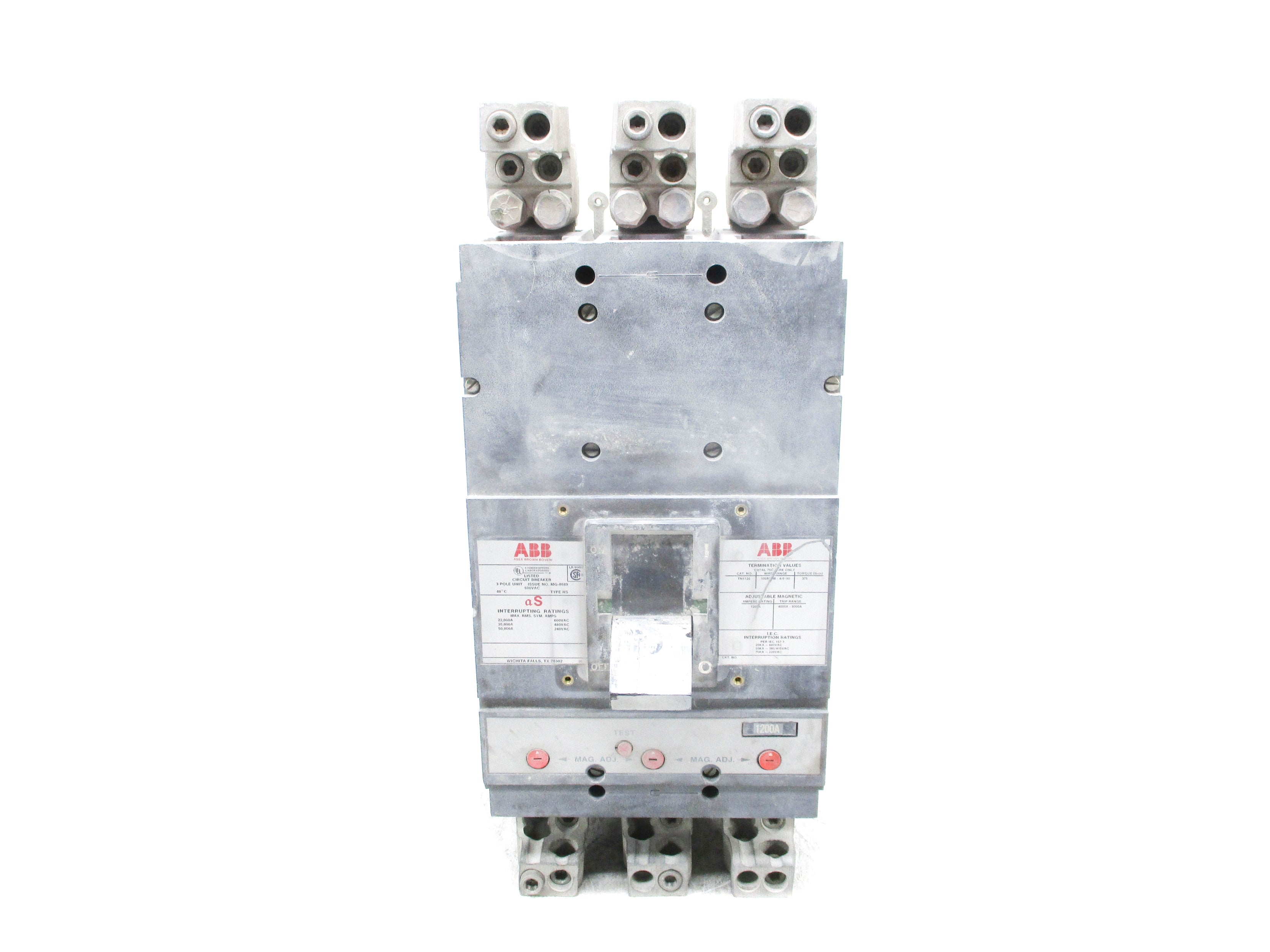 ABB TN1120 1200A 600VAC UNMP