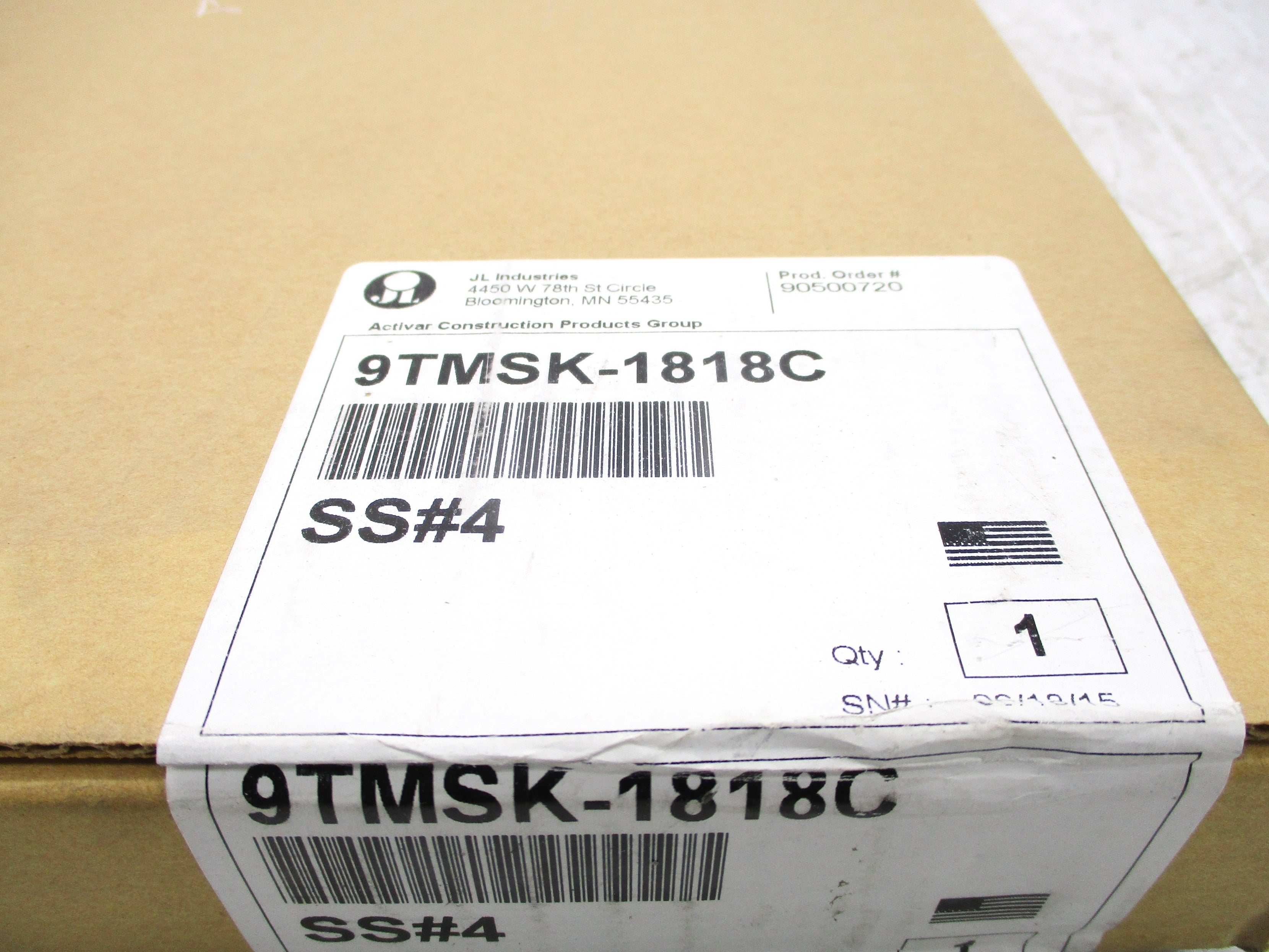 JL INDUSTRIES 9TMSK-1818C NSFS