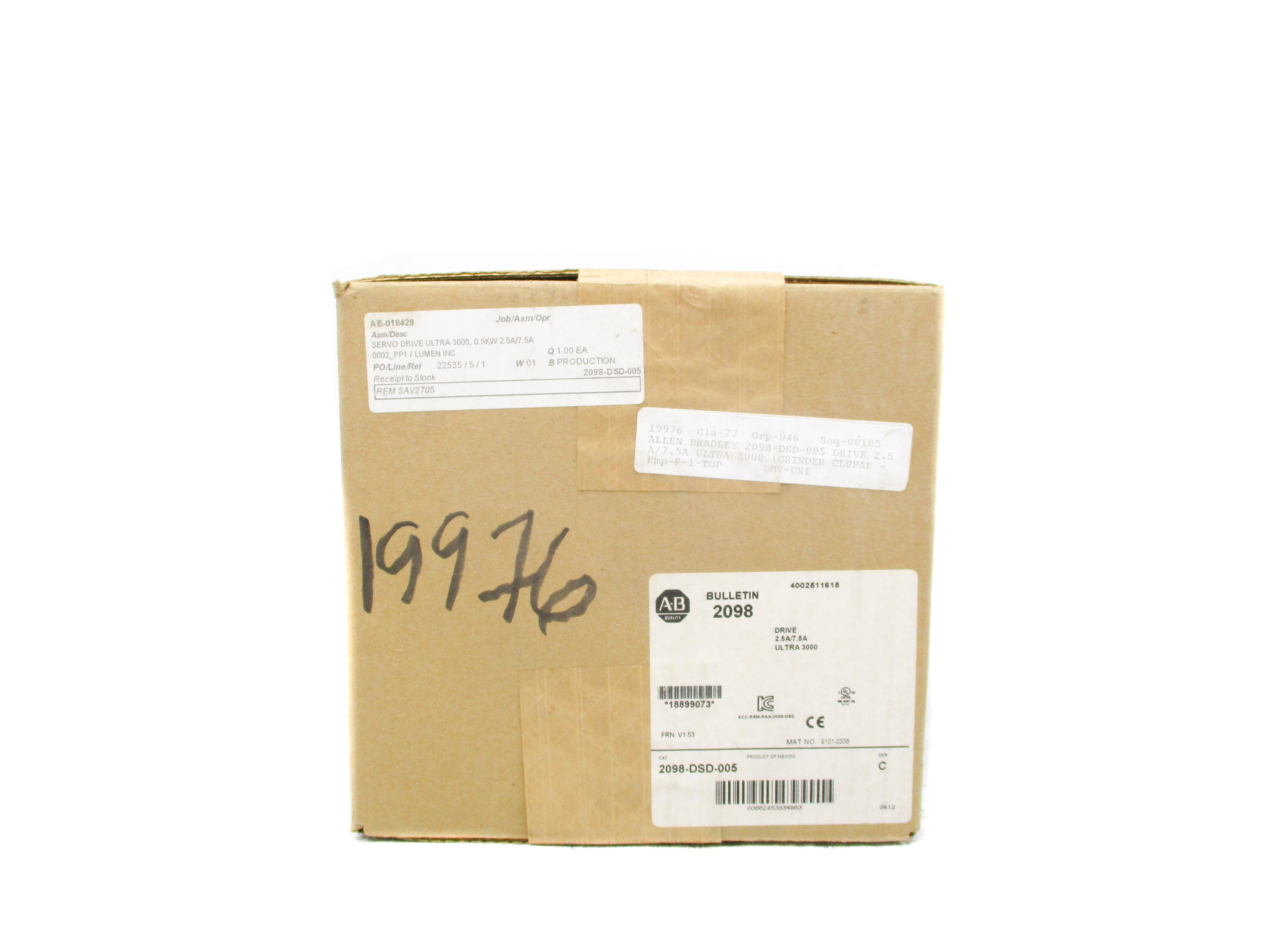 ALLEN BRADLEY 2098-DSD-005 SER. C F/W V1.53 NSFS