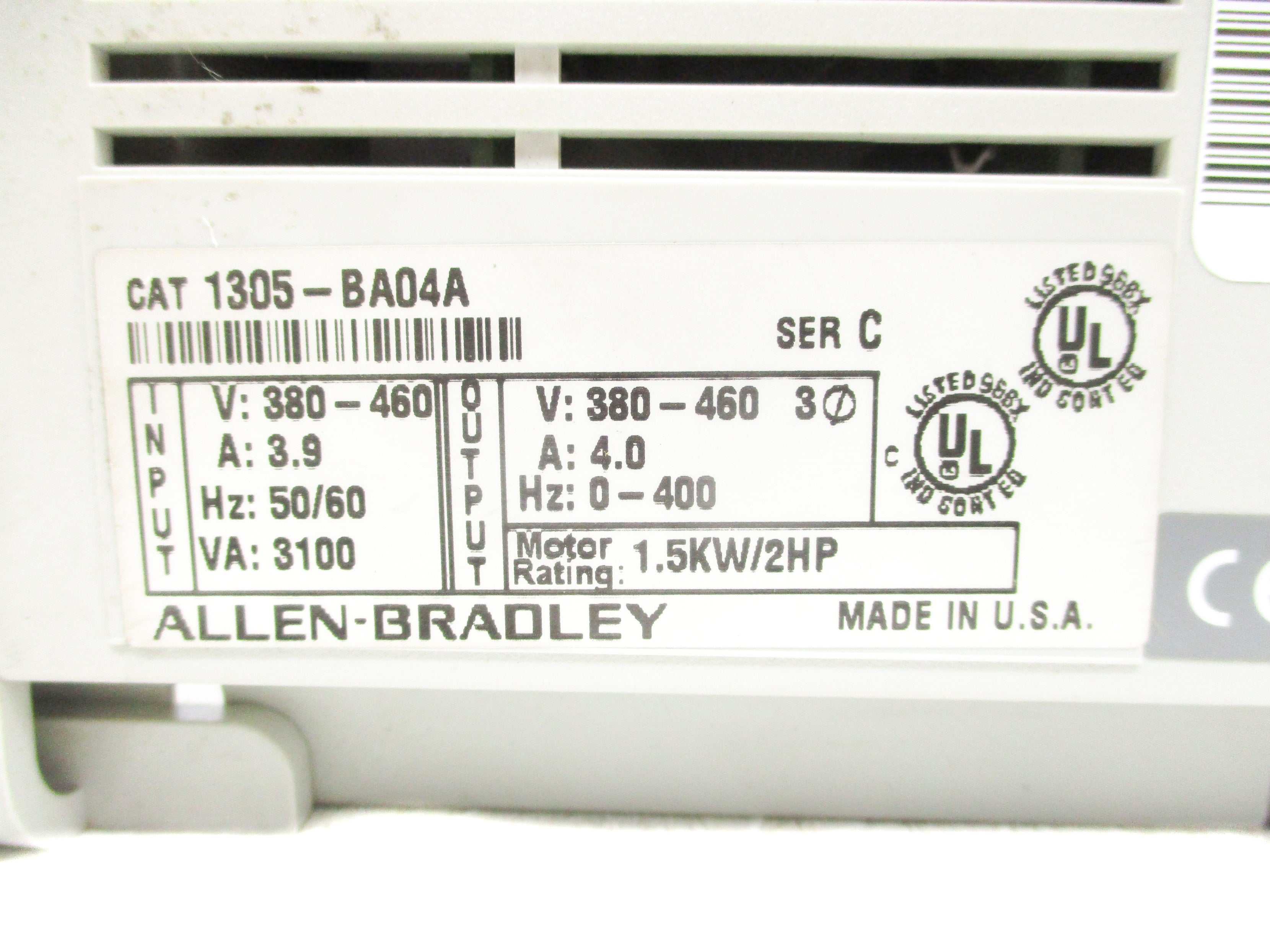 ALLEN BRADLEY 1305-BA04A SER. C (AS PICTURED 2) UNMP