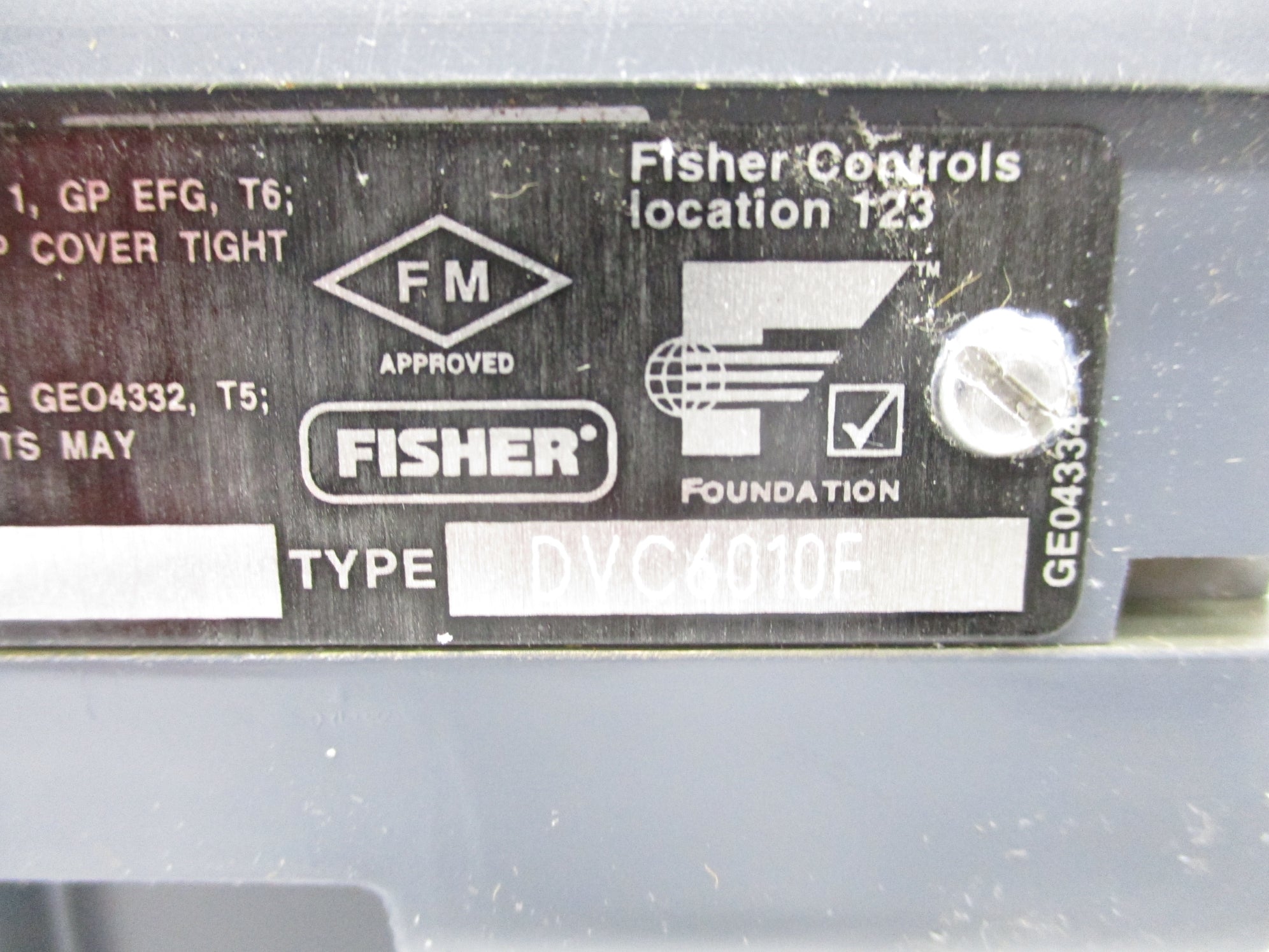 FISHER DVC6010F NSNP