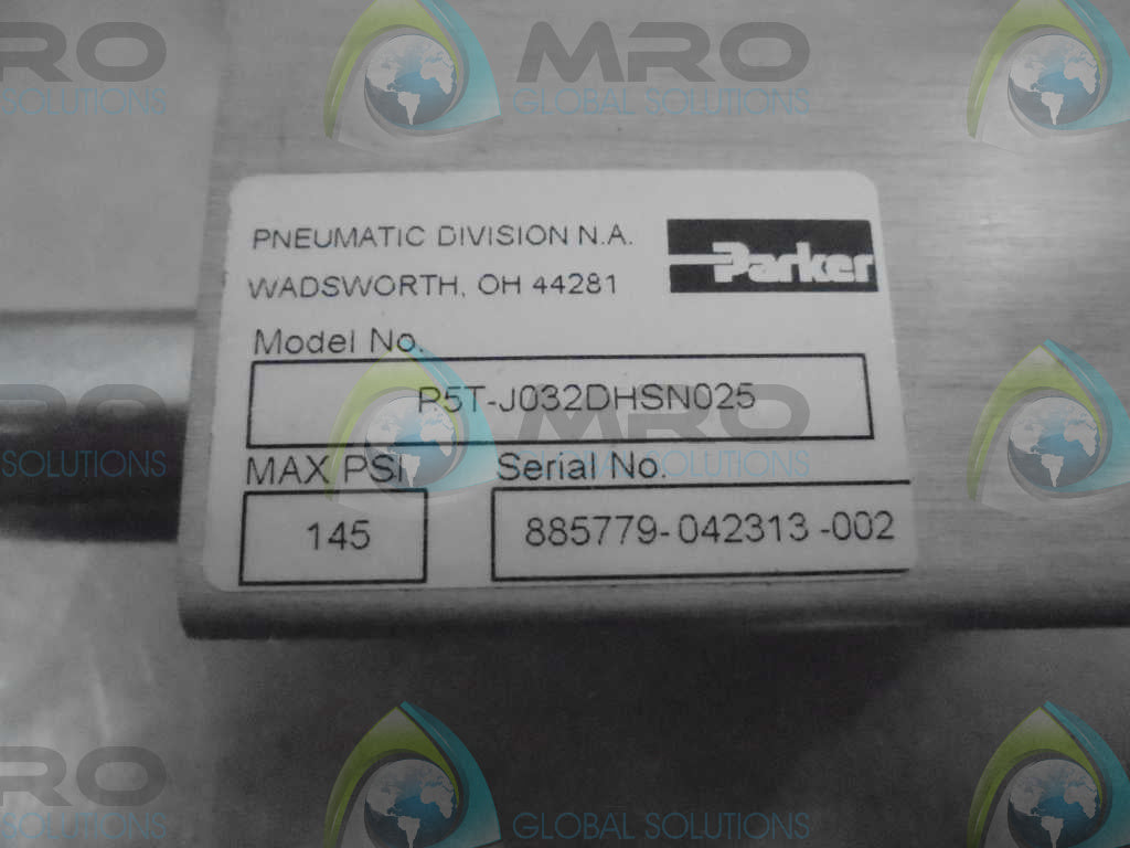 PARKER P 5T-J032DHSN025 SHORT STROKE THRUSTER *NEW NO BOX*