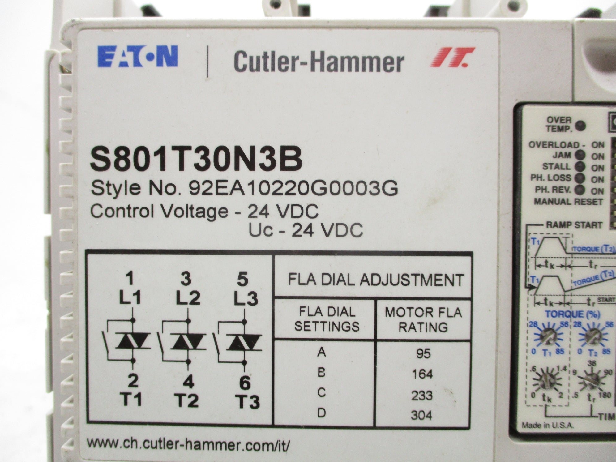 EATON S801T30N3B (AS PICTURED) UNMP