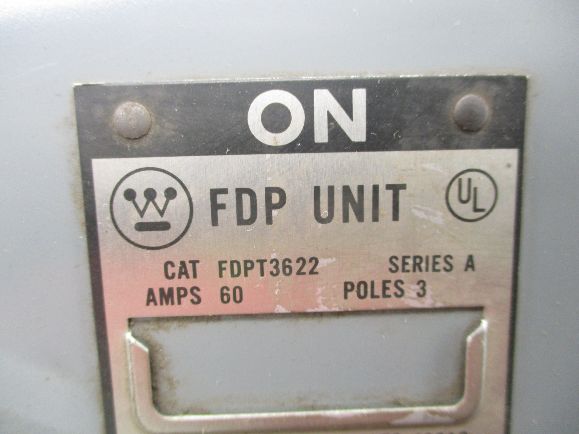 WESTINGHOUSE FDPT3622 SER. A NSNP