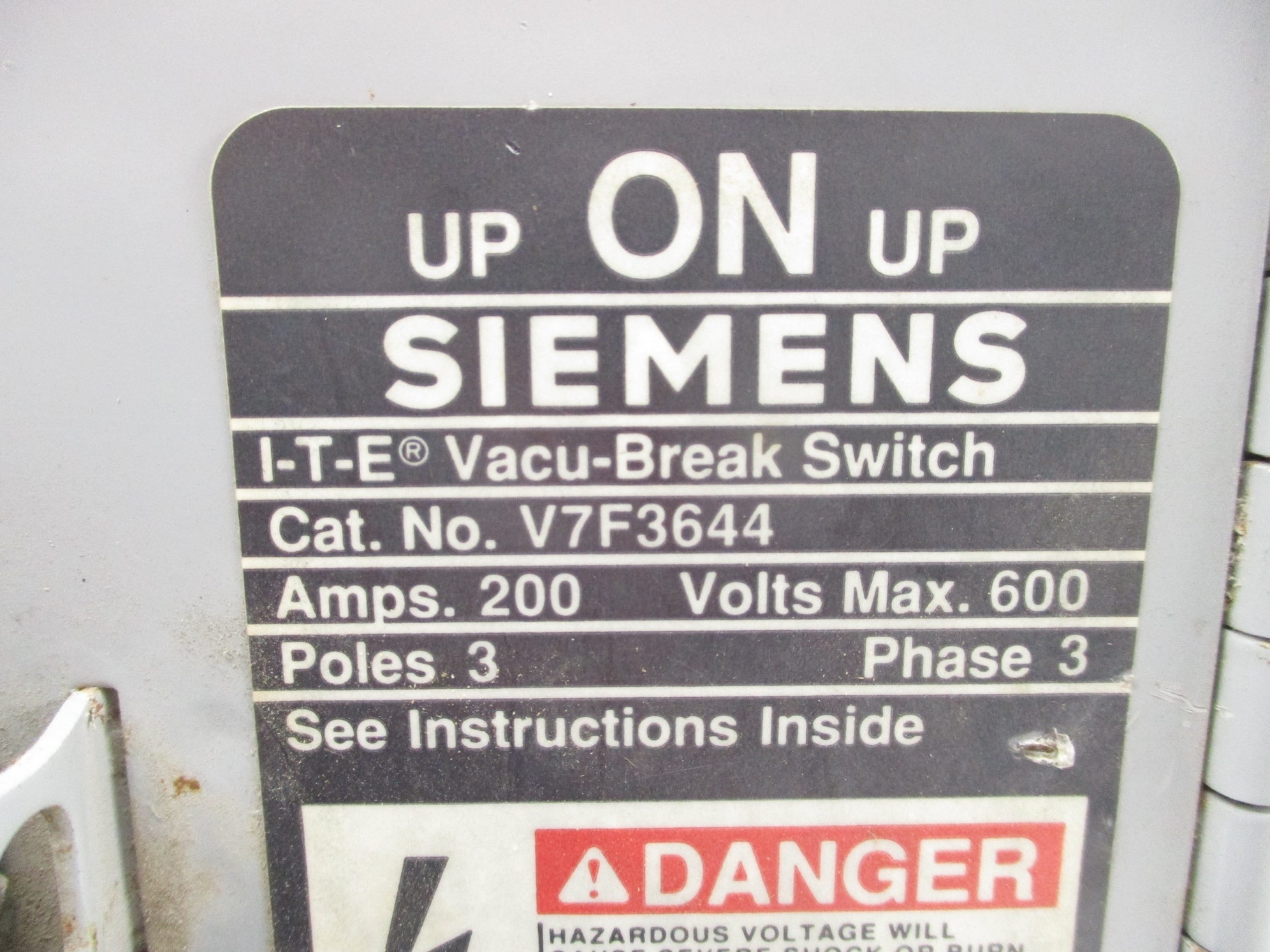 SIEMENS V7F3644 NSNP