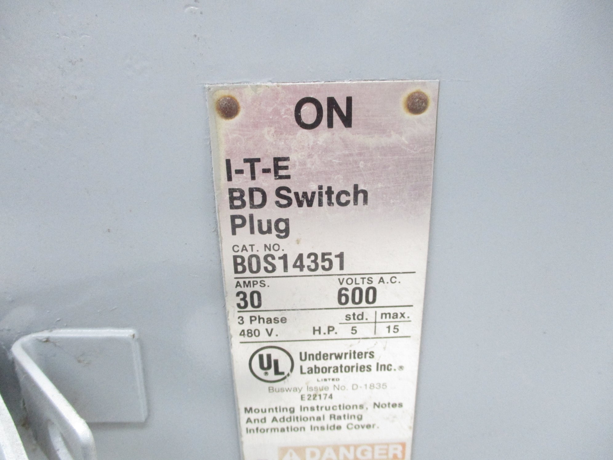 SIEMENS BOS14351 UNMP
