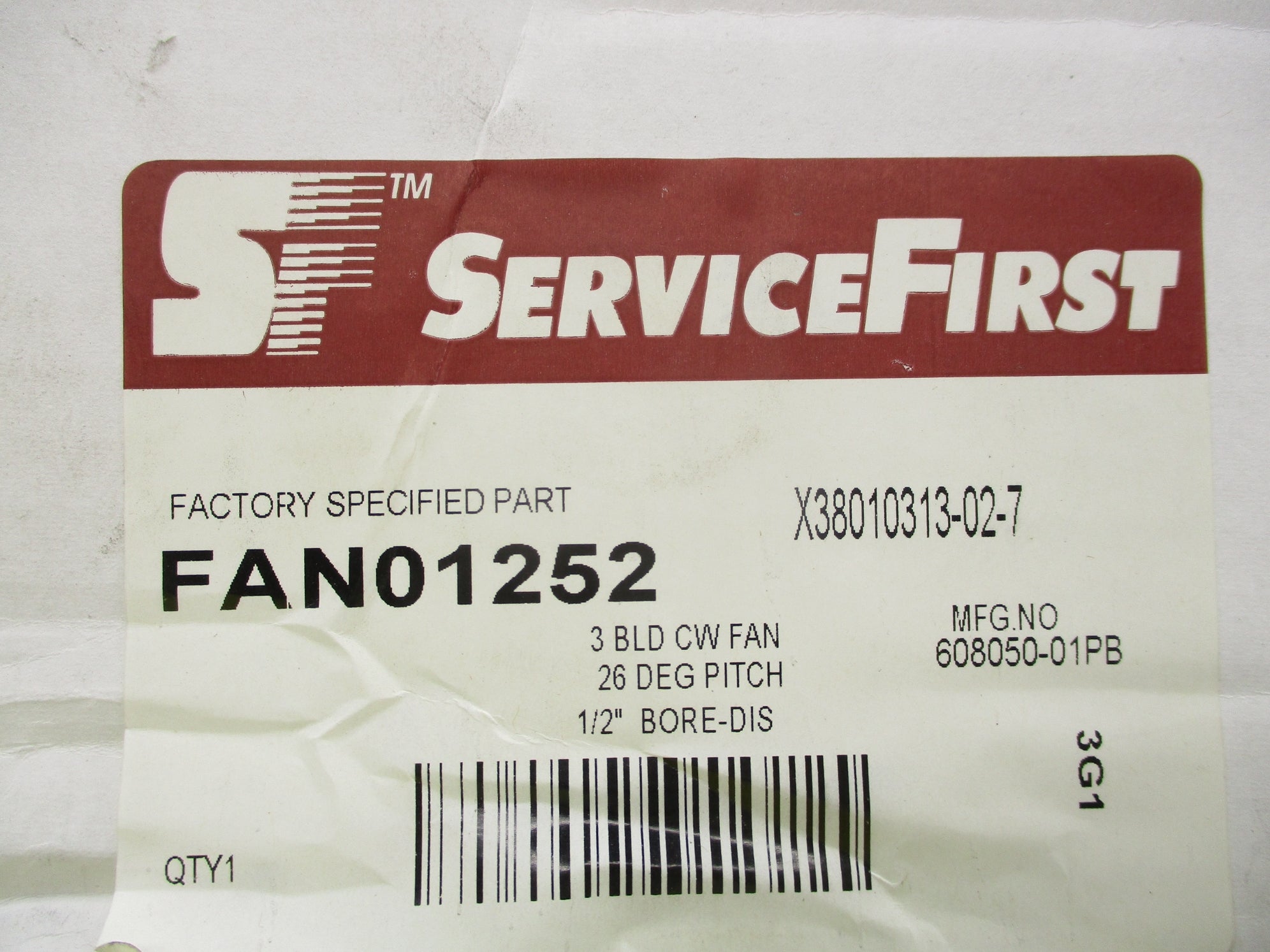 SERVICE FIRST FAN01252 NSFS