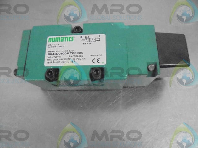 NUMATICS 554BA400KT00020 MK55 UNIT PLUG-IN *NEW NO BOX*