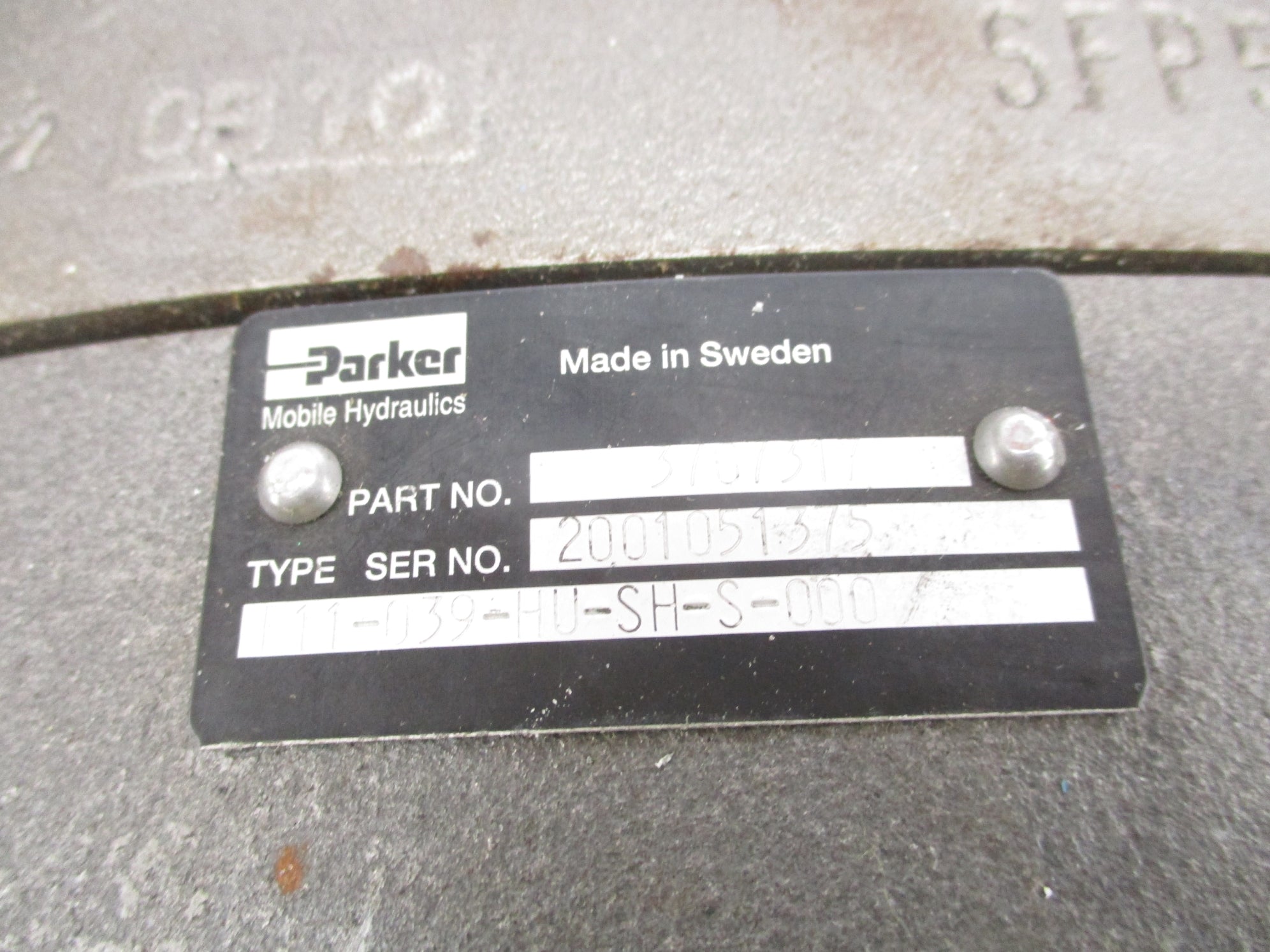 PARKER L11-039-HU-SH-S-000 UNMP
