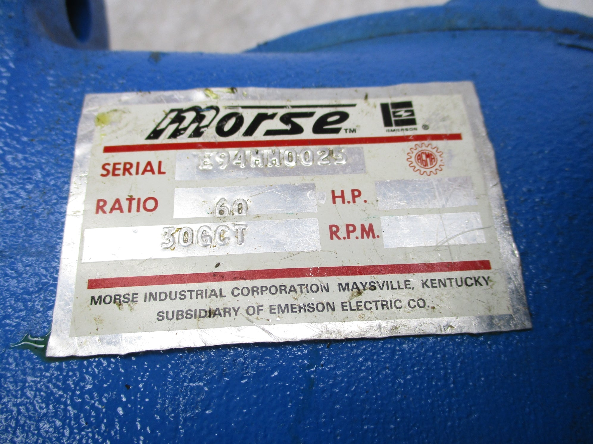 MORSE 30GCT NSNP