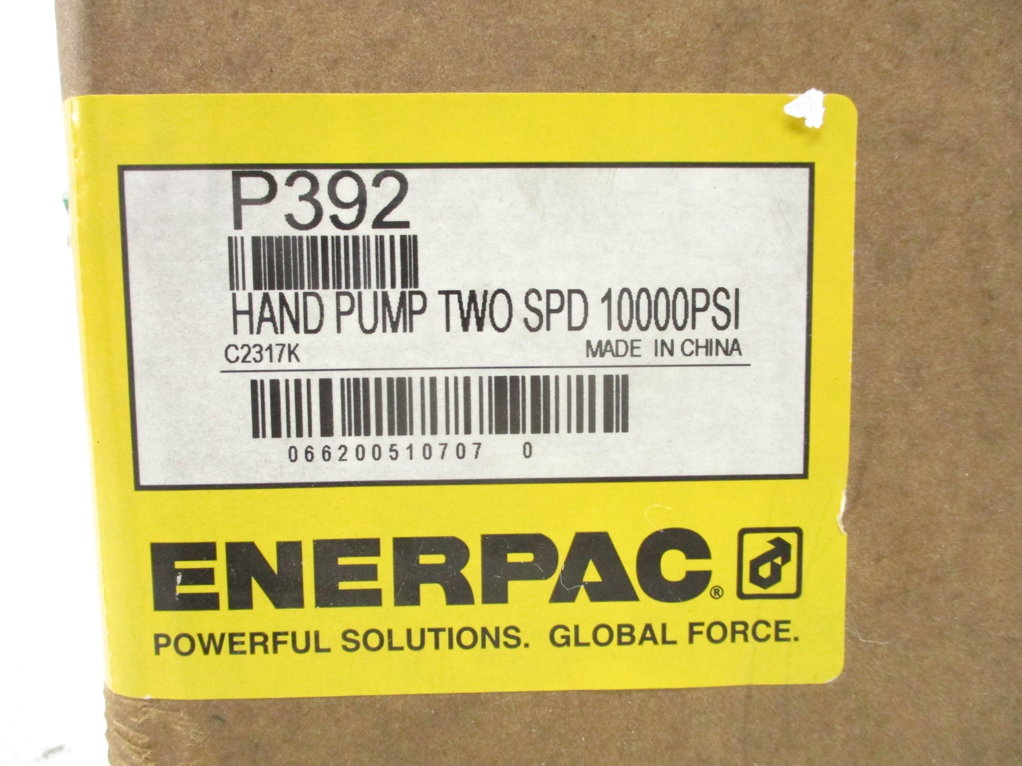 ENERPAC P392 10000PSI NSFS