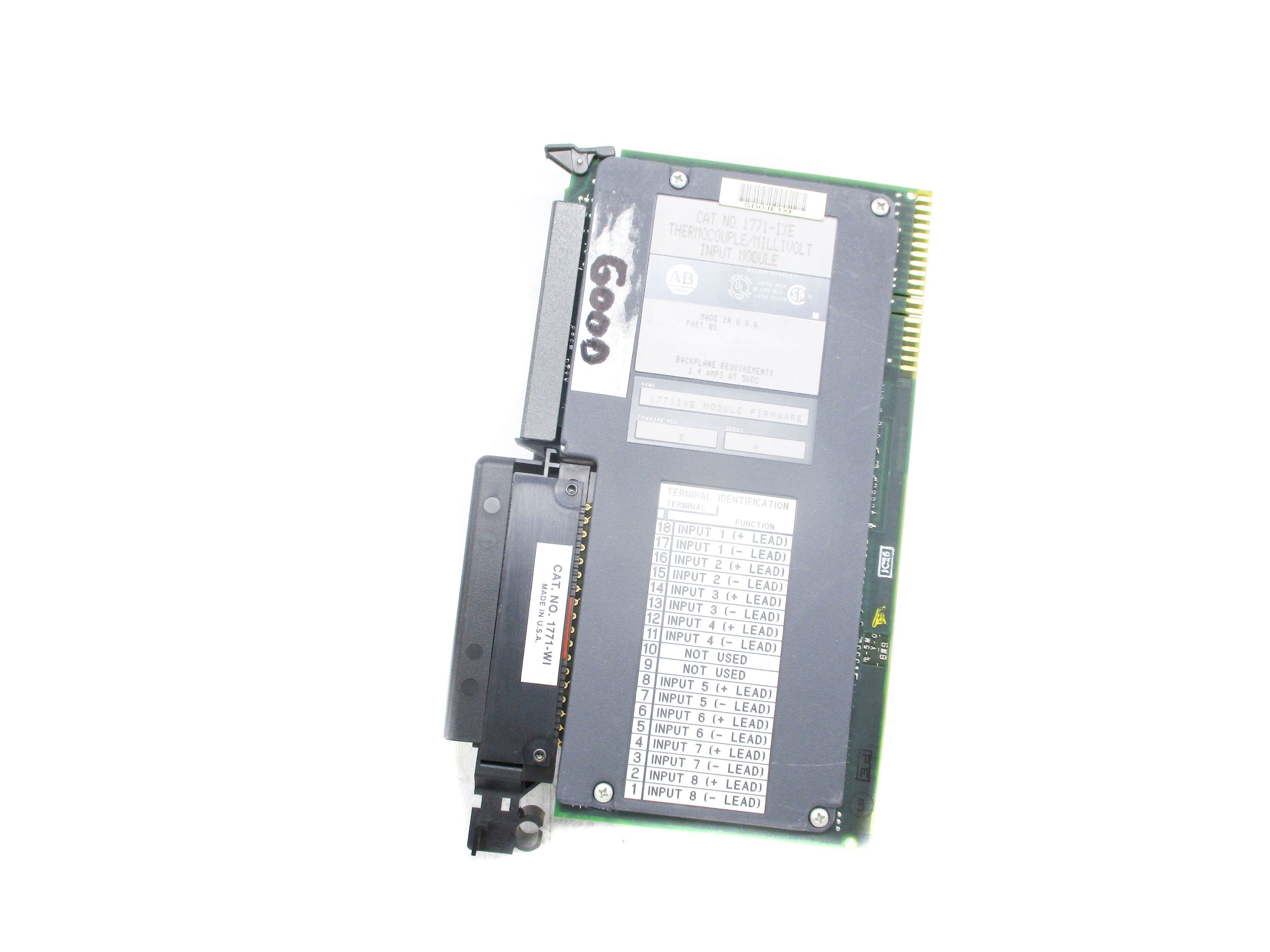 ALLEN BRADLEY 1771-IXE SER. A F/W E UNMP